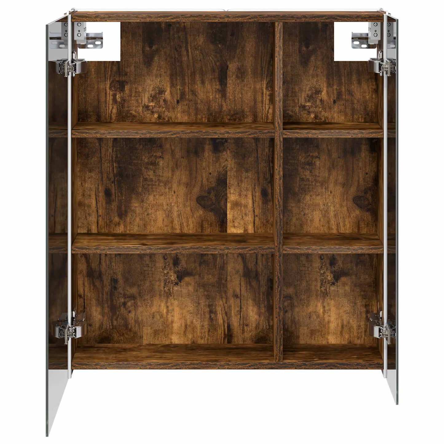 Badezimmerspiegelschrank Geräucherte Eiche 63,5 x 15,5 x 70 cm