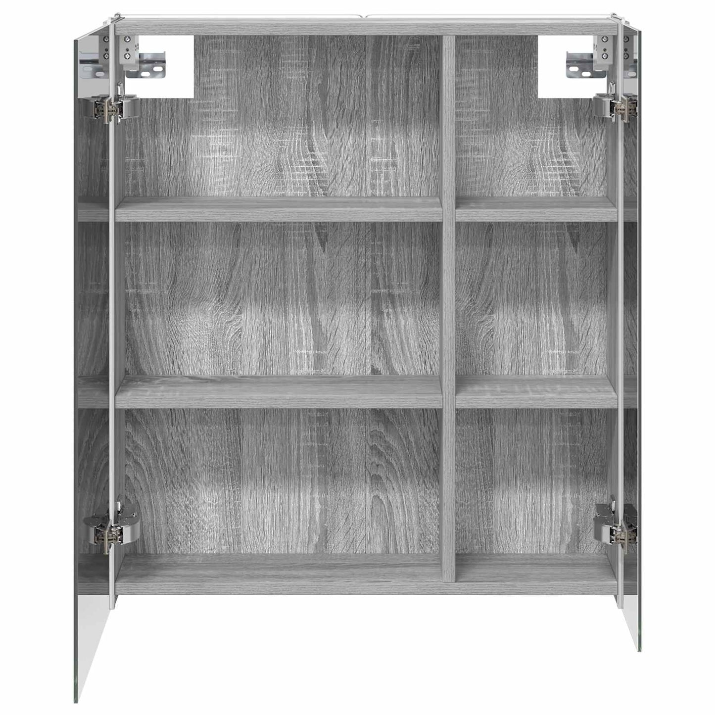 Badezimmerspiegelschrank Graues Sonoma 63,5 x 15,5 x 70 cm