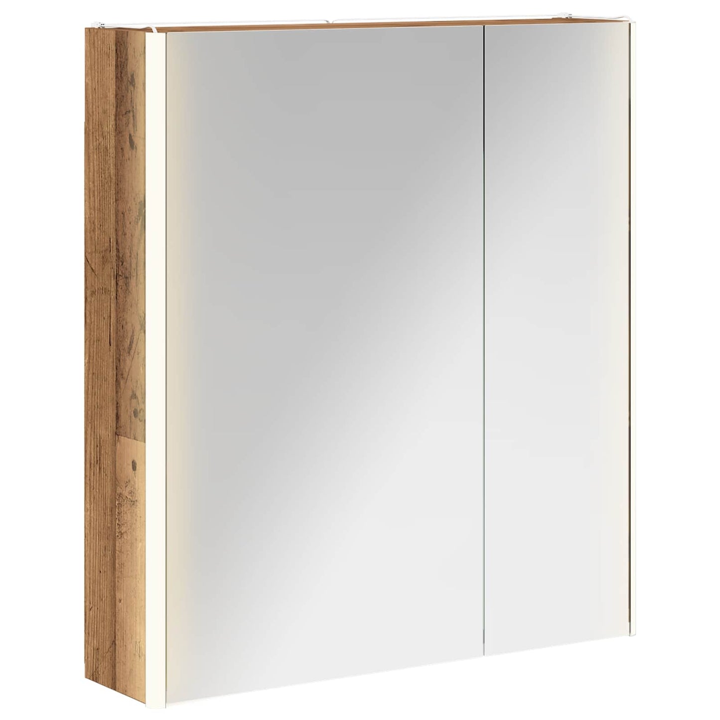 Badezimmerspiegelschrank Altholz 63,5 x 15,5 x 70 cm