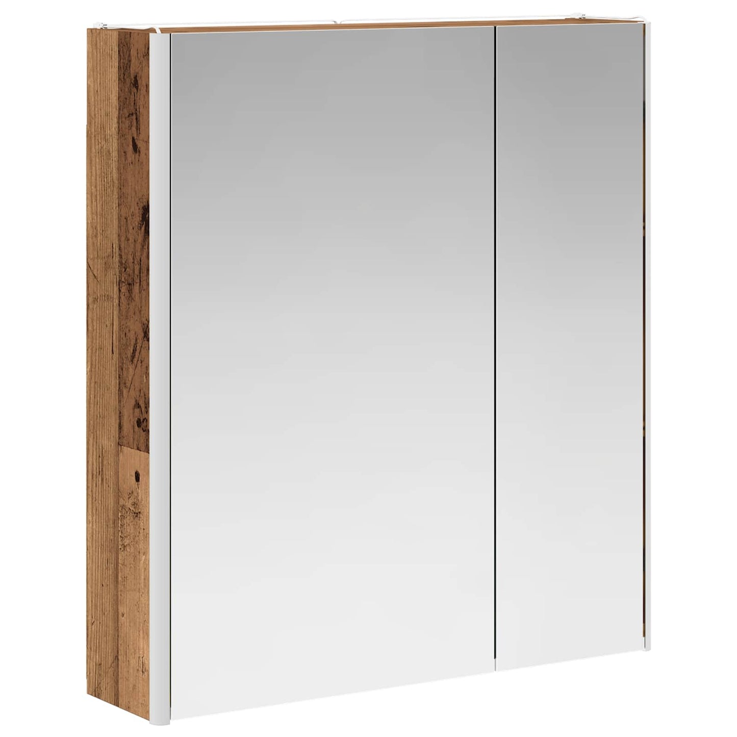 Badezimmerspiegelschrank Altholz 63,5 x 15,5 x 70 cm