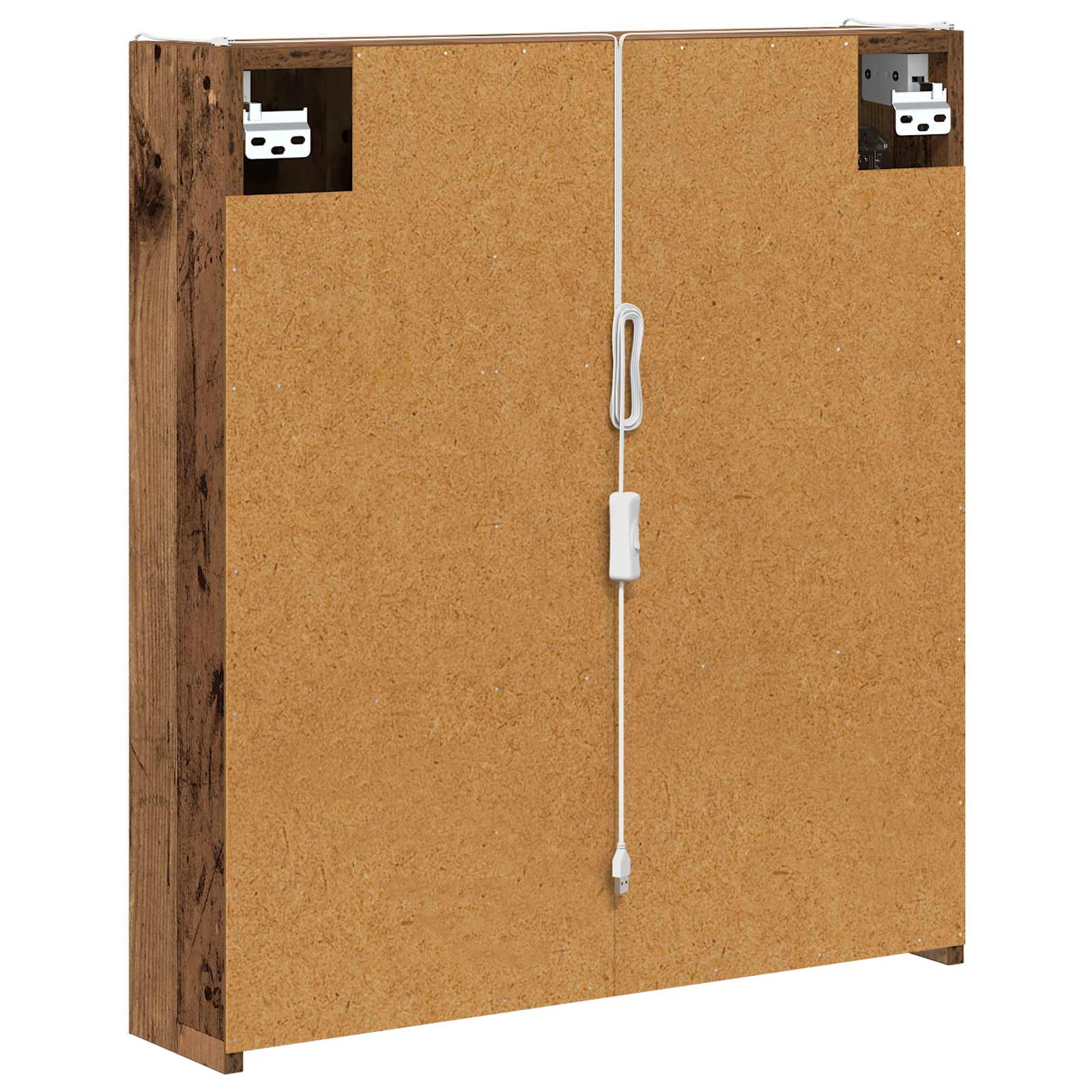 Badezimmerspiegelschrank Altholz 63,5 x 15,5 x 70 cm