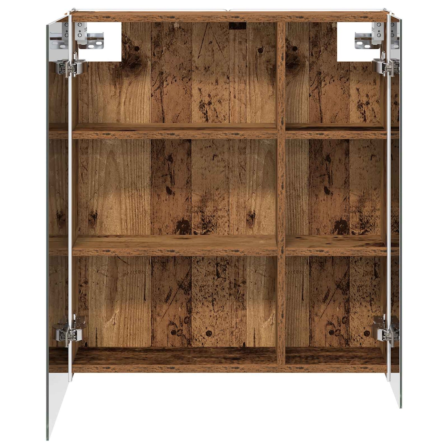 Badezimmerspiegelschrank Altholz 63,5 x 15,5 x 70 cm