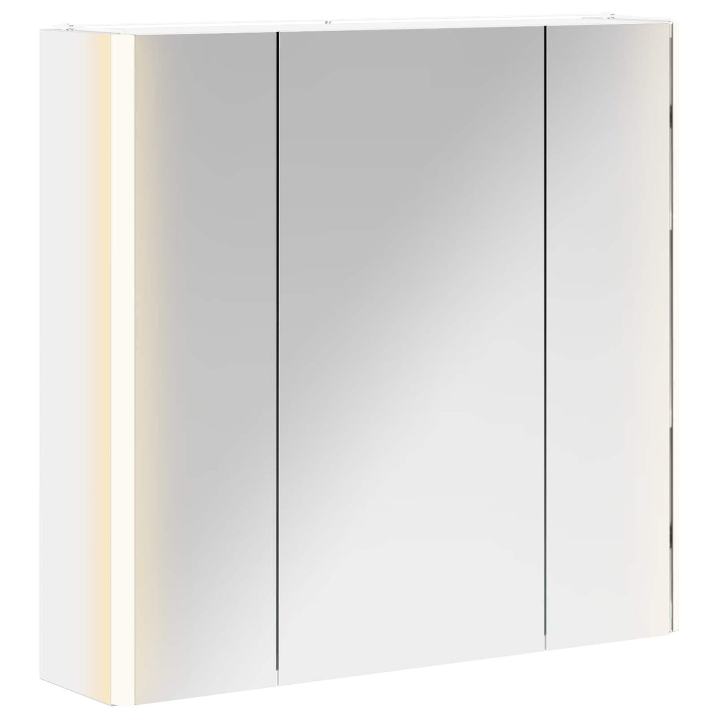 Badezimmerspiegelschrank Weiß 63,5 x 15,5 x 60,5 cm