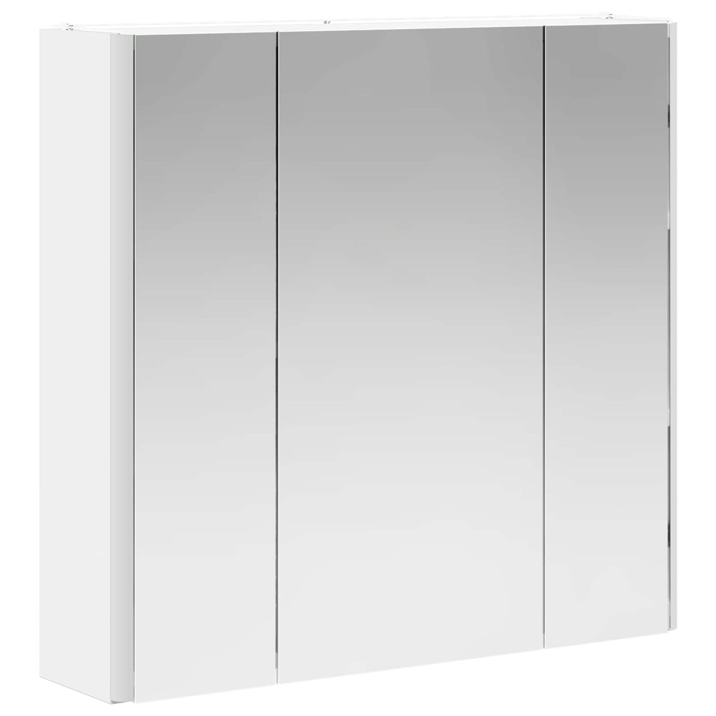 Badezimmerspiegelschrank Weiß 63,5 x 15,5 x 60,5 cm
