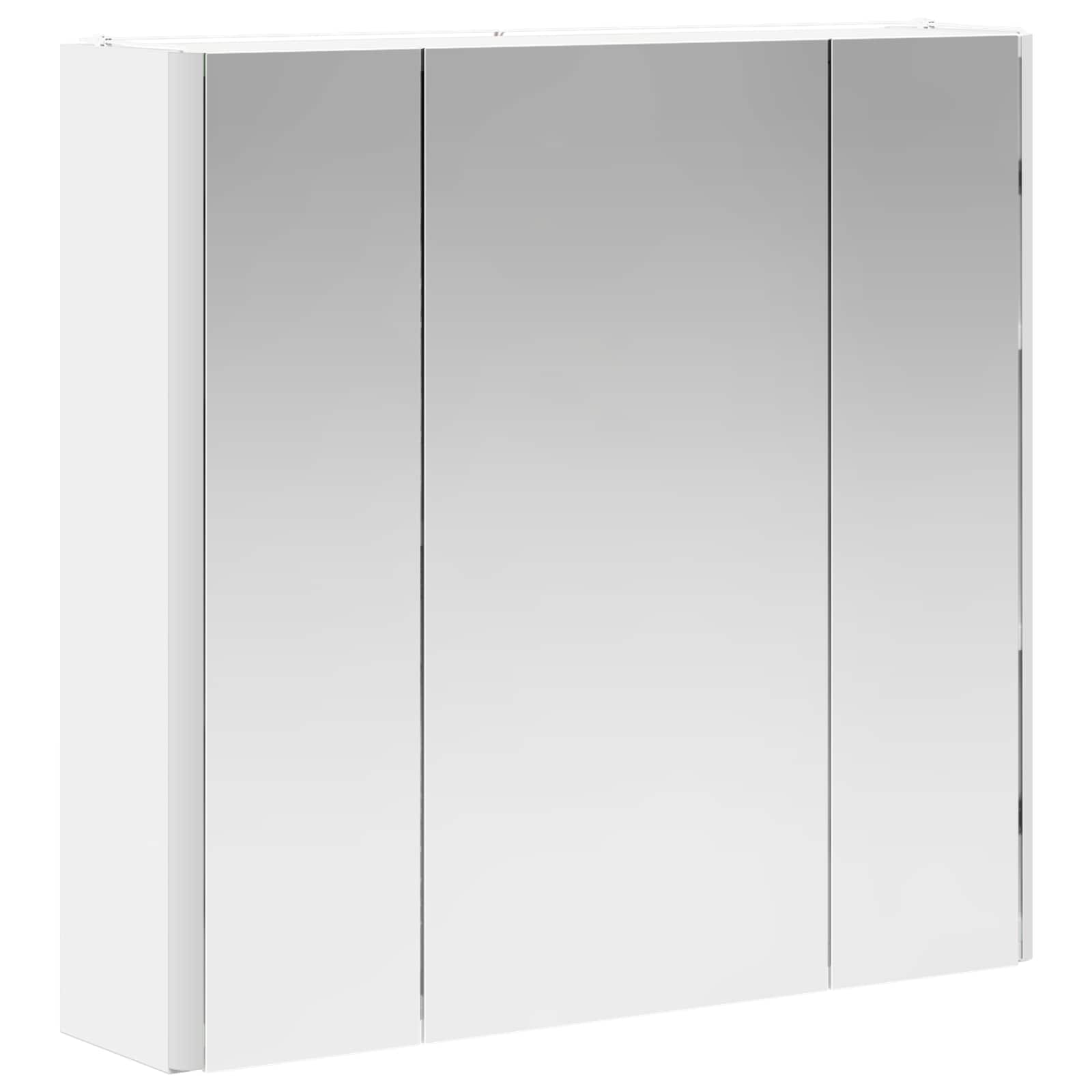 Badezimmerspiegelschrank Weiß 63,5 x 15,5 x 60,5 cm