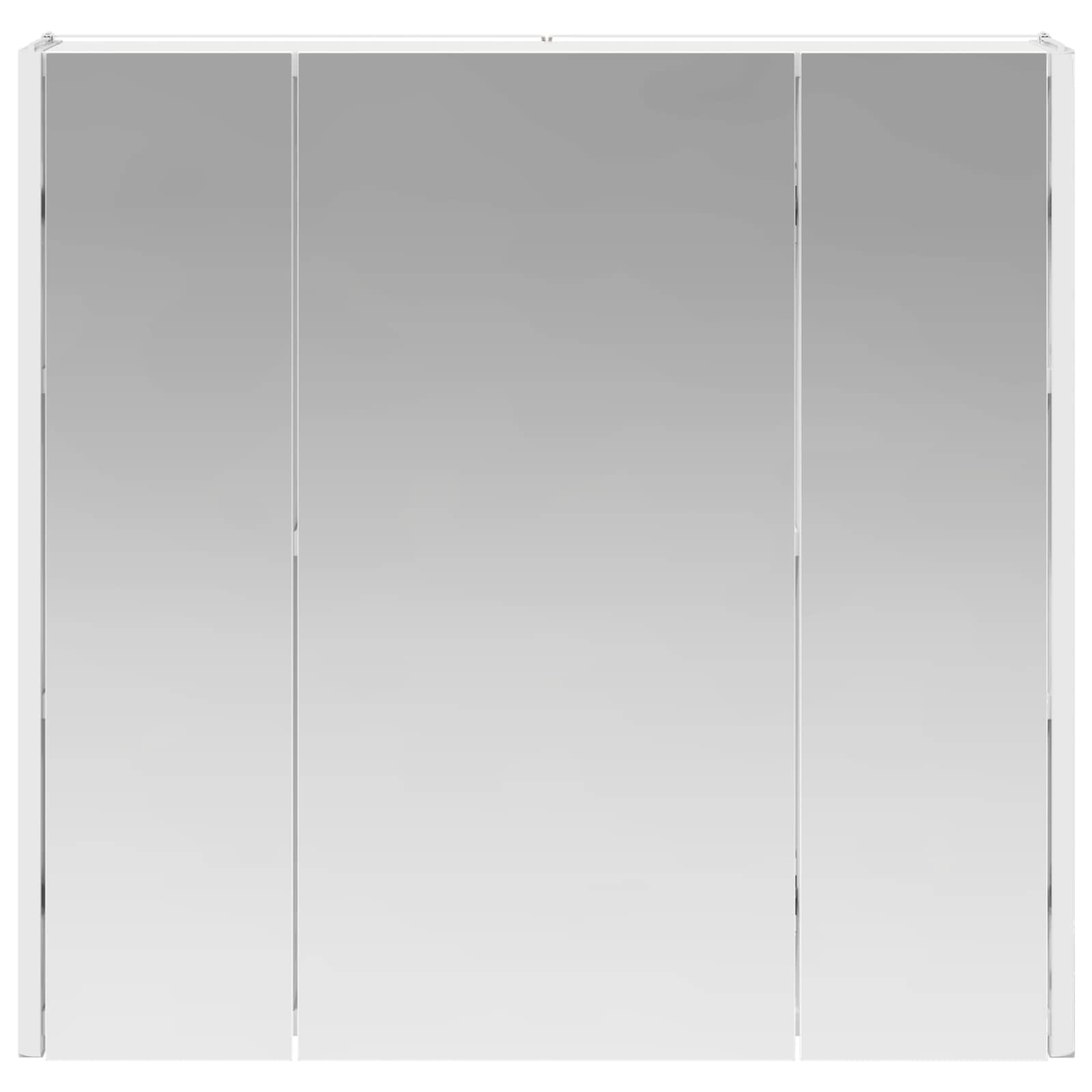Badezimmerspiegelschrank Weiß 63,5 x 15,5 x 60,5 cm