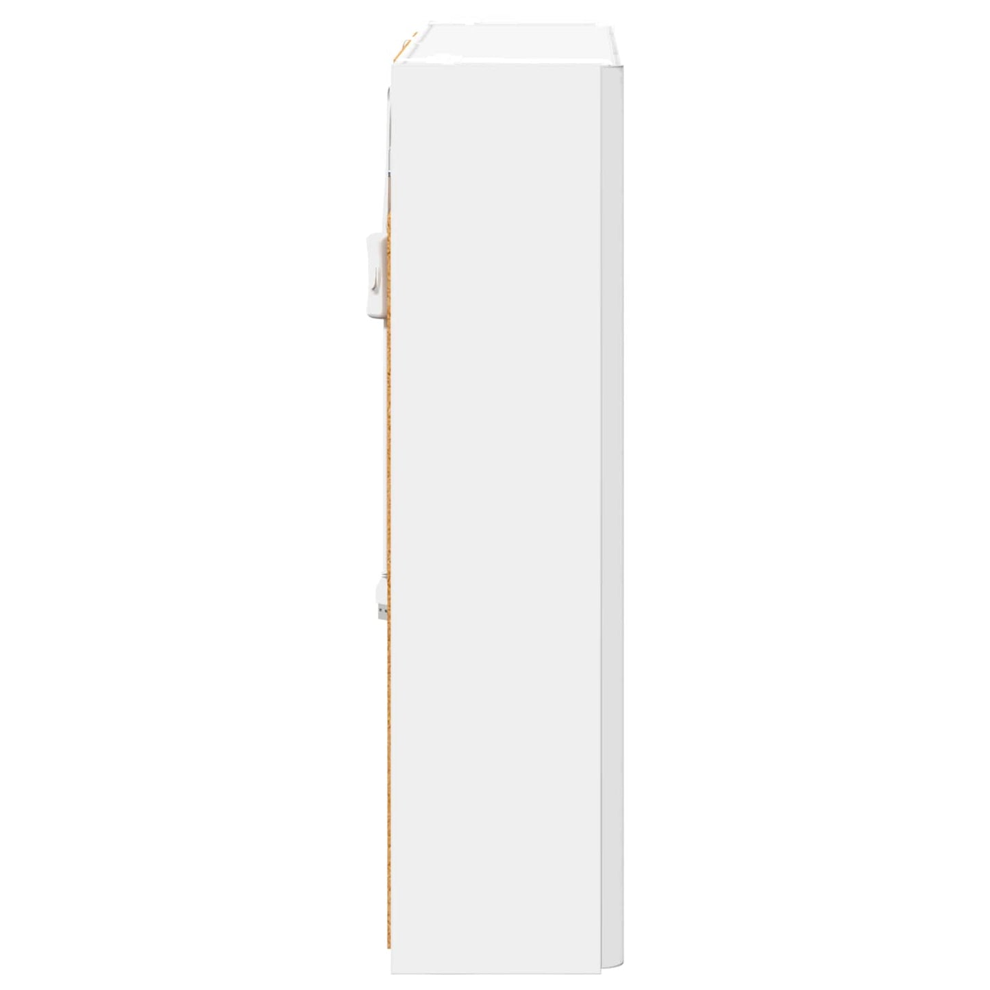 Badezimmerspiegelschrank Weiß 63,5 x 15,5 x 60,5 cm