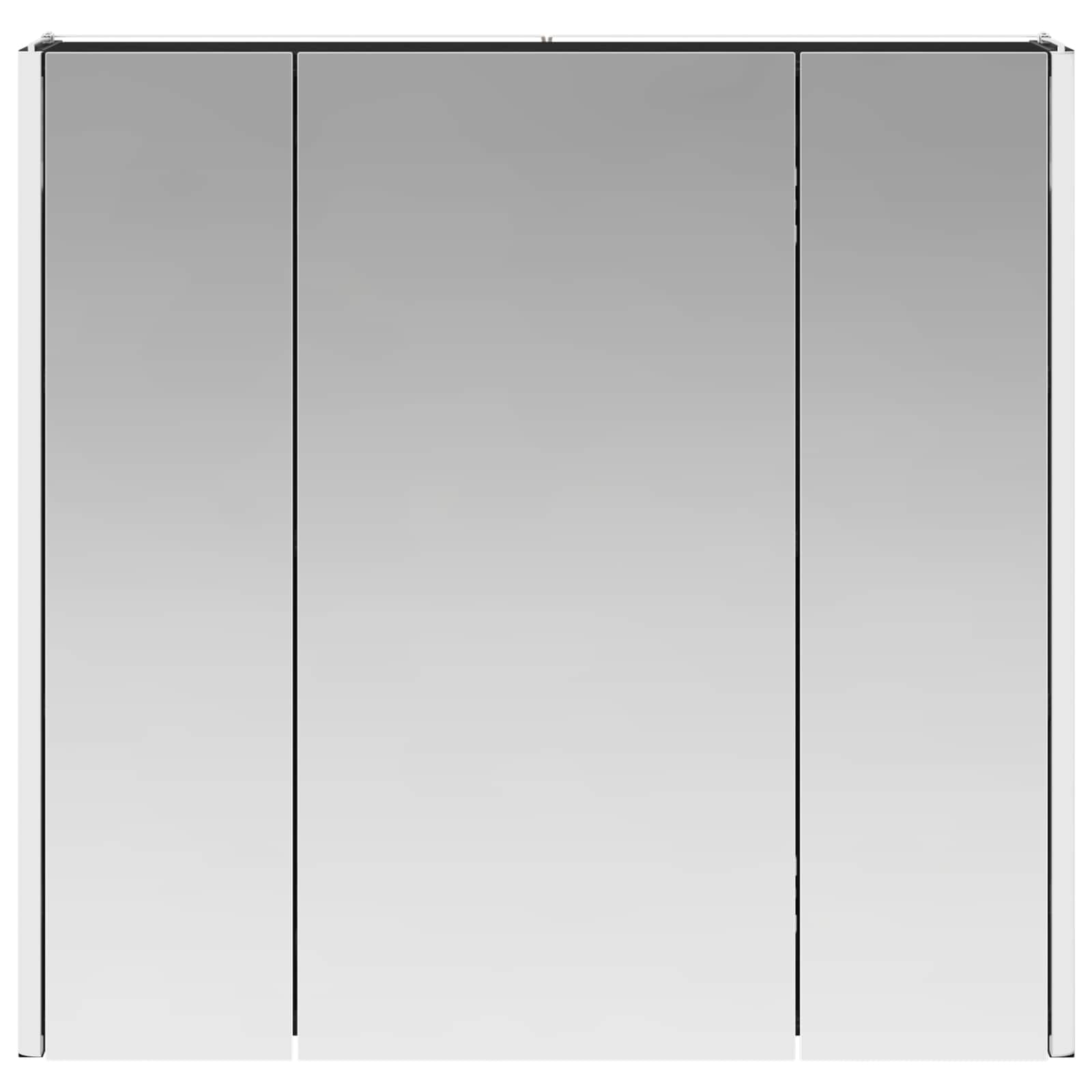 Badezimmerspiegelschrank Schwarz Eichen-Optik