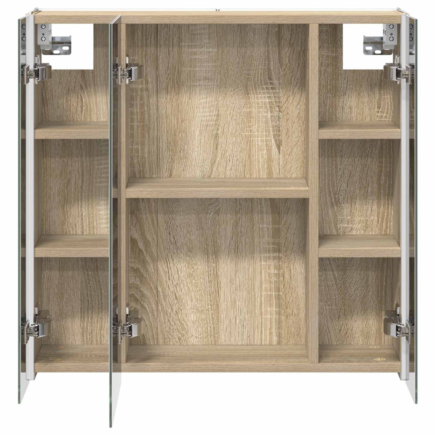 Badezimmerspiegelschrank Sonoma-Eiche 63,5 x 15,5 x 60,5 cm