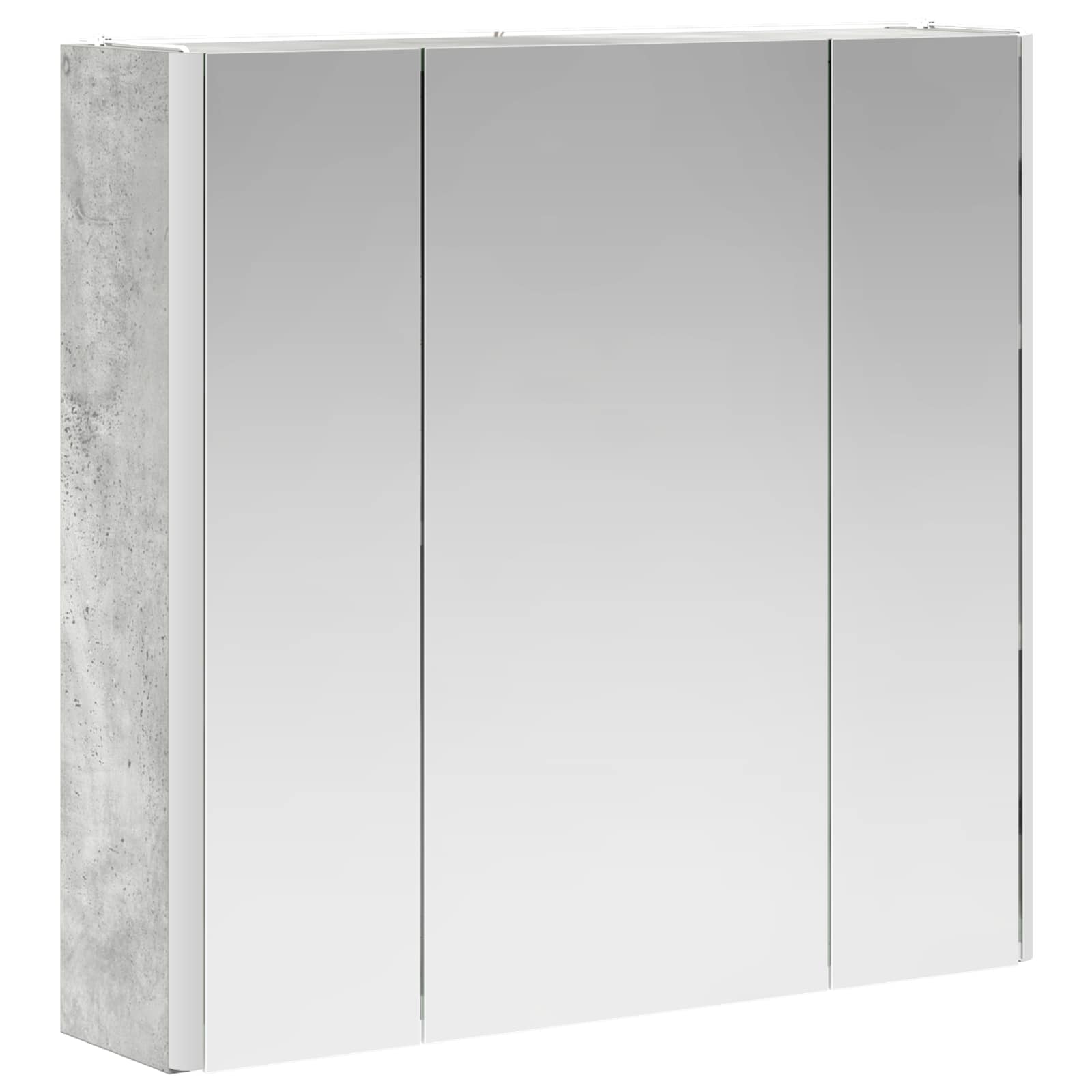Badezimmerspiegelschrank Beton Grau 63,5 x 15,5 x 60,5 cm