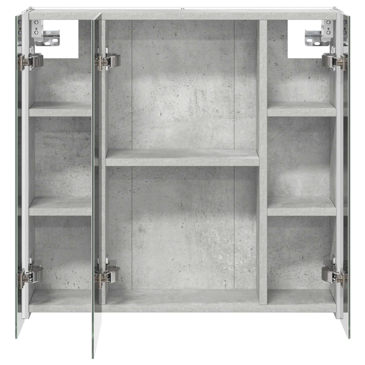 Badezimmerspiegelschrank Beton Grau 63,5 x 15,5 x 60,5 cm