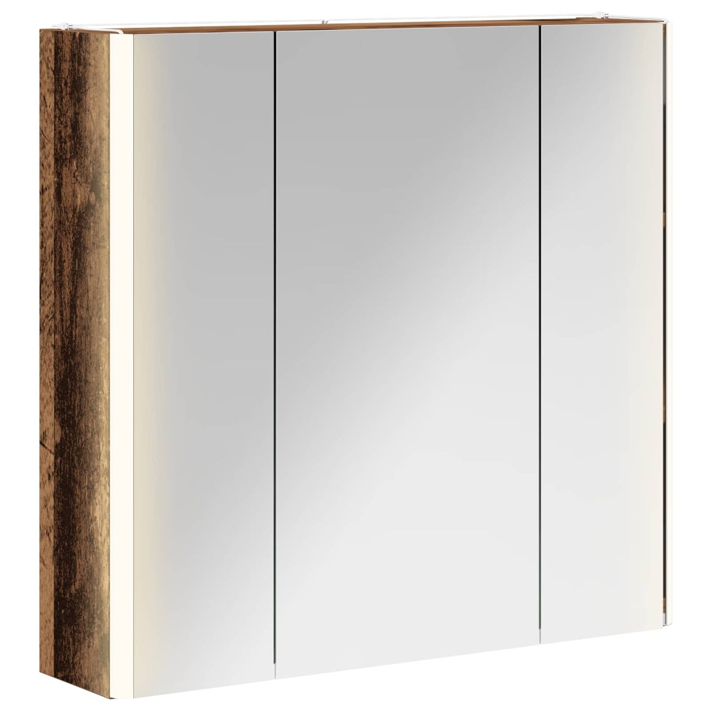 Badezimmerspiegelschrank Altholz 63,5 x 15,5 x 60,5 cm