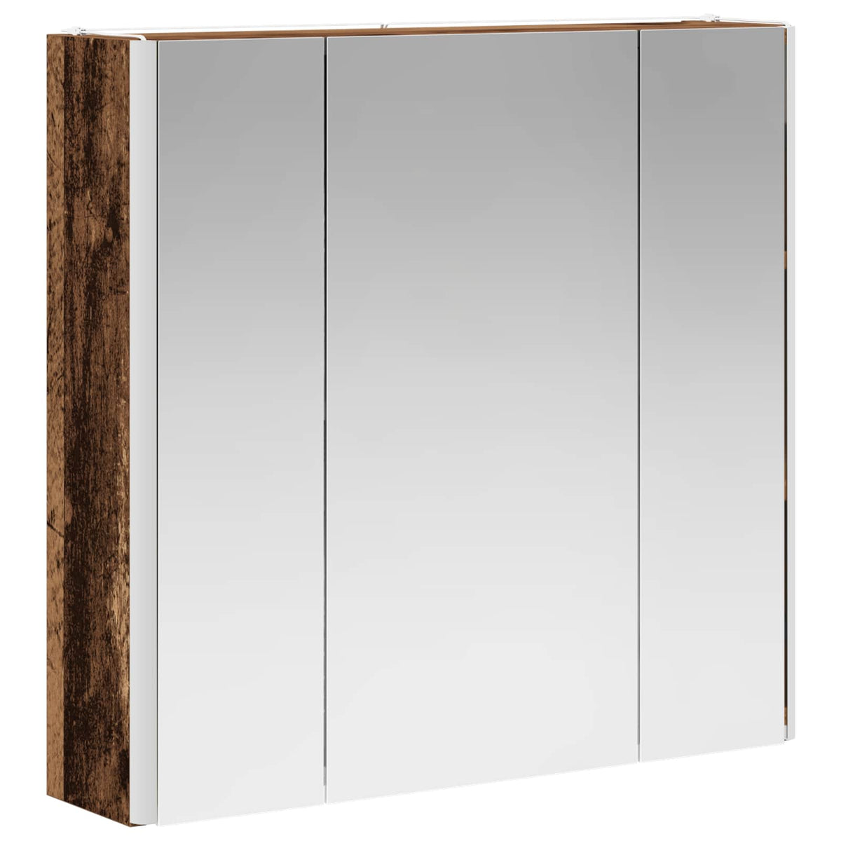 Badezimmerspiegelschrank Altholz 63,5 x 15,5 x 60,5 cm