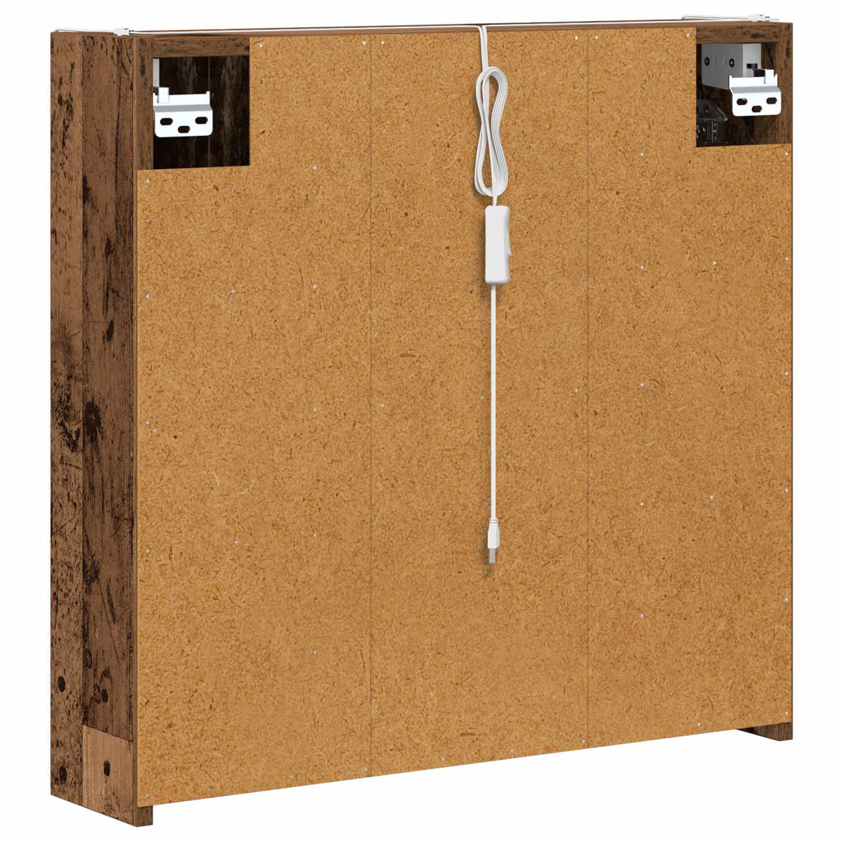 Badezimmerspiegelschrank Altholz 63,5 x 15,5 x 60,5 cm
