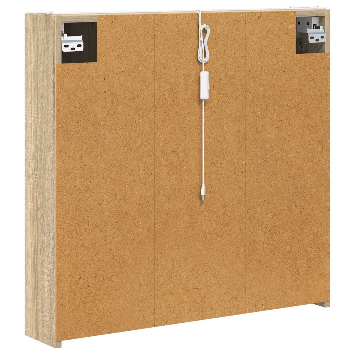 Badezimmerspiegelschrank Sonoma-Eiche 73,5 x 15,5 x 70 cm