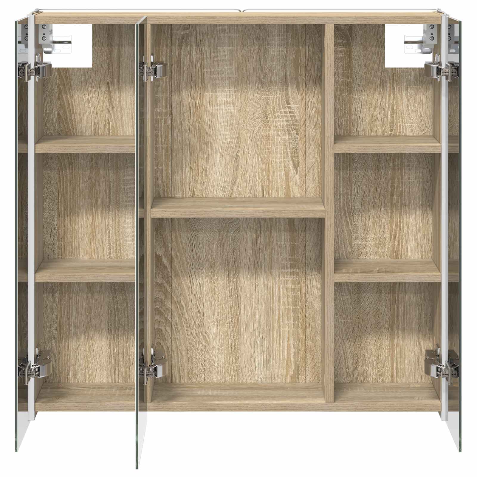 Badezimmerspiegelschrank Sonoma-Eiche 73,5 x 15,5 x 70 cm