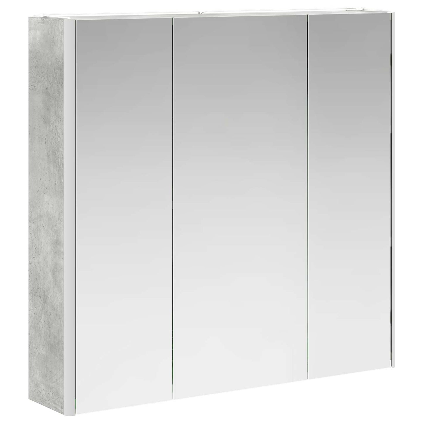 Badezimmerspiegelschrank Beton Grau 73,5 x 15,5 x 70 cm