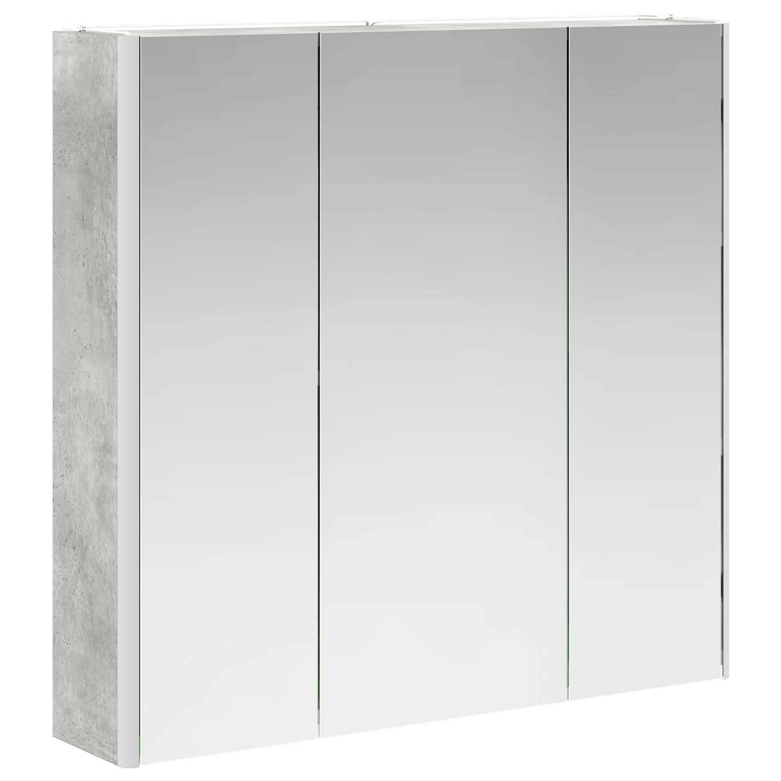 Badezimmerspiegelschrank Beton Grau 73,5 x 15,5 x 70 cm