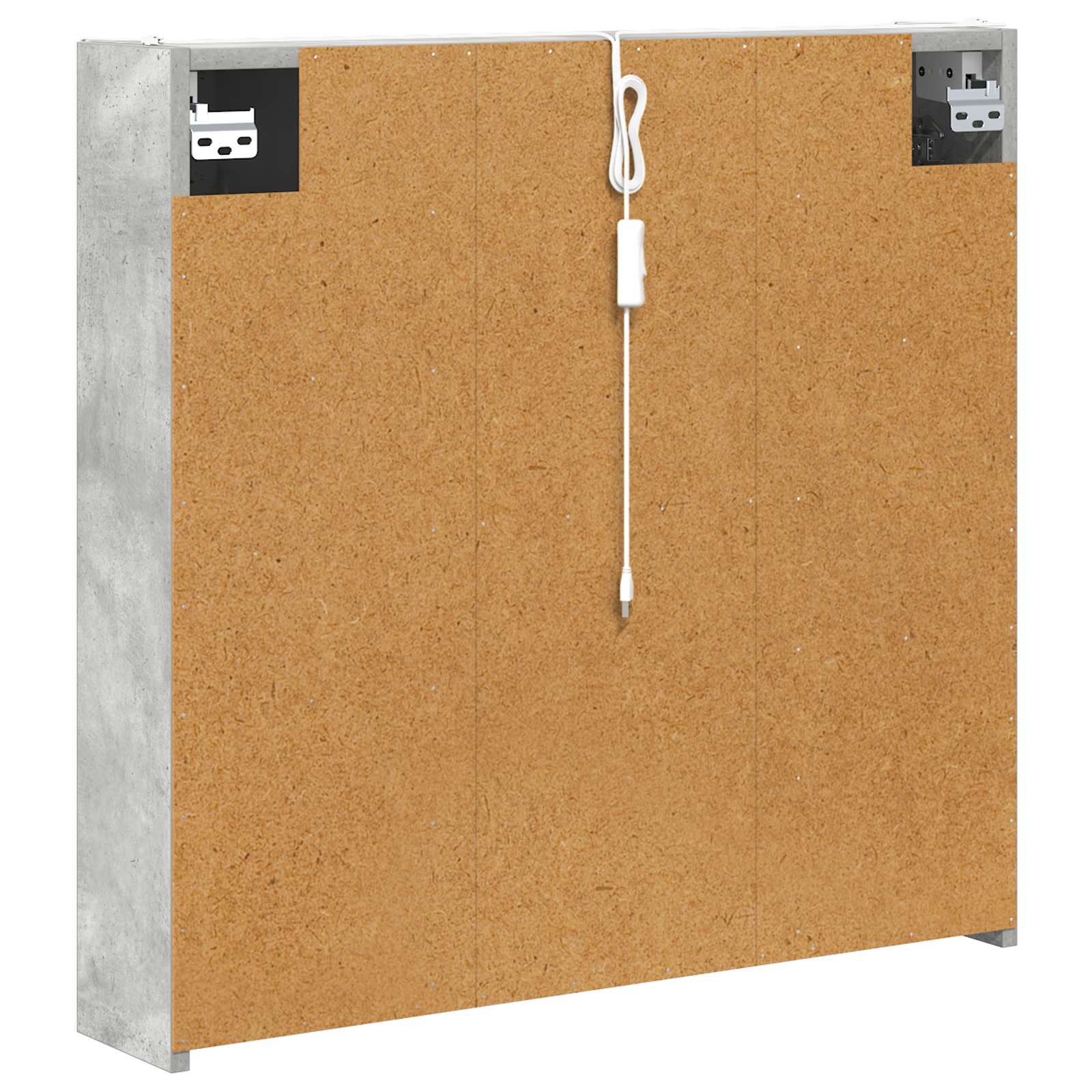 Badezimmerspiegelschrank Beton Grau 73,5 x 15,5 x 70 cm