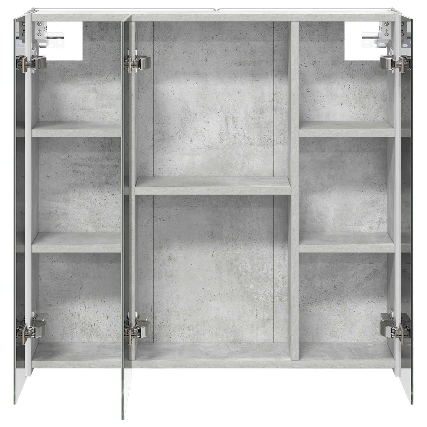 Badezimmerspiegelschrank Beton Grau 73,5 x 15,5 x 70 cm