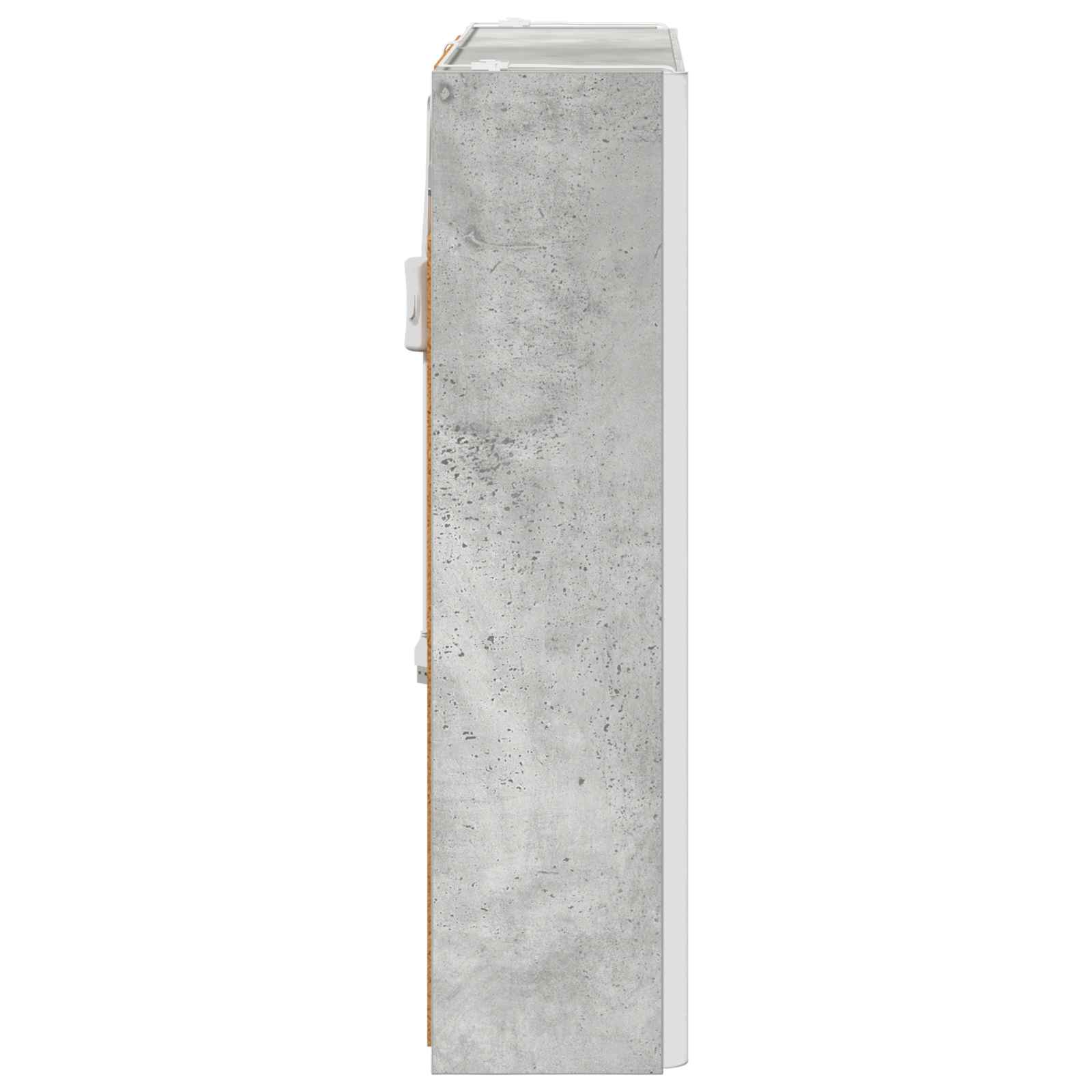 Badezimmerspiegelschrank Beton Grau 73,5 x 15,5 x 70 cm