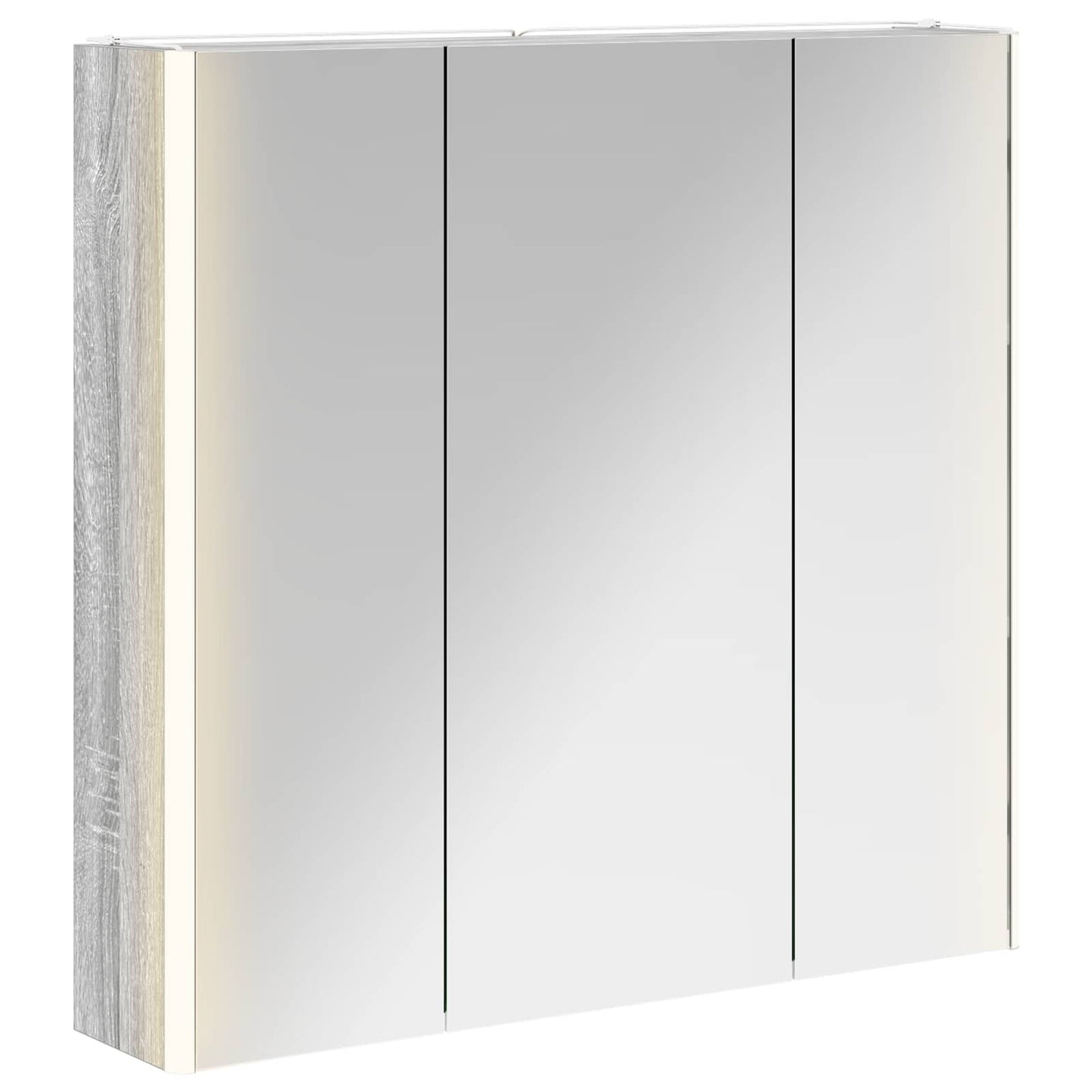 Badezimmerspiegelschrank Graues Sonoma 73,5 x 15,5 x 70 cm