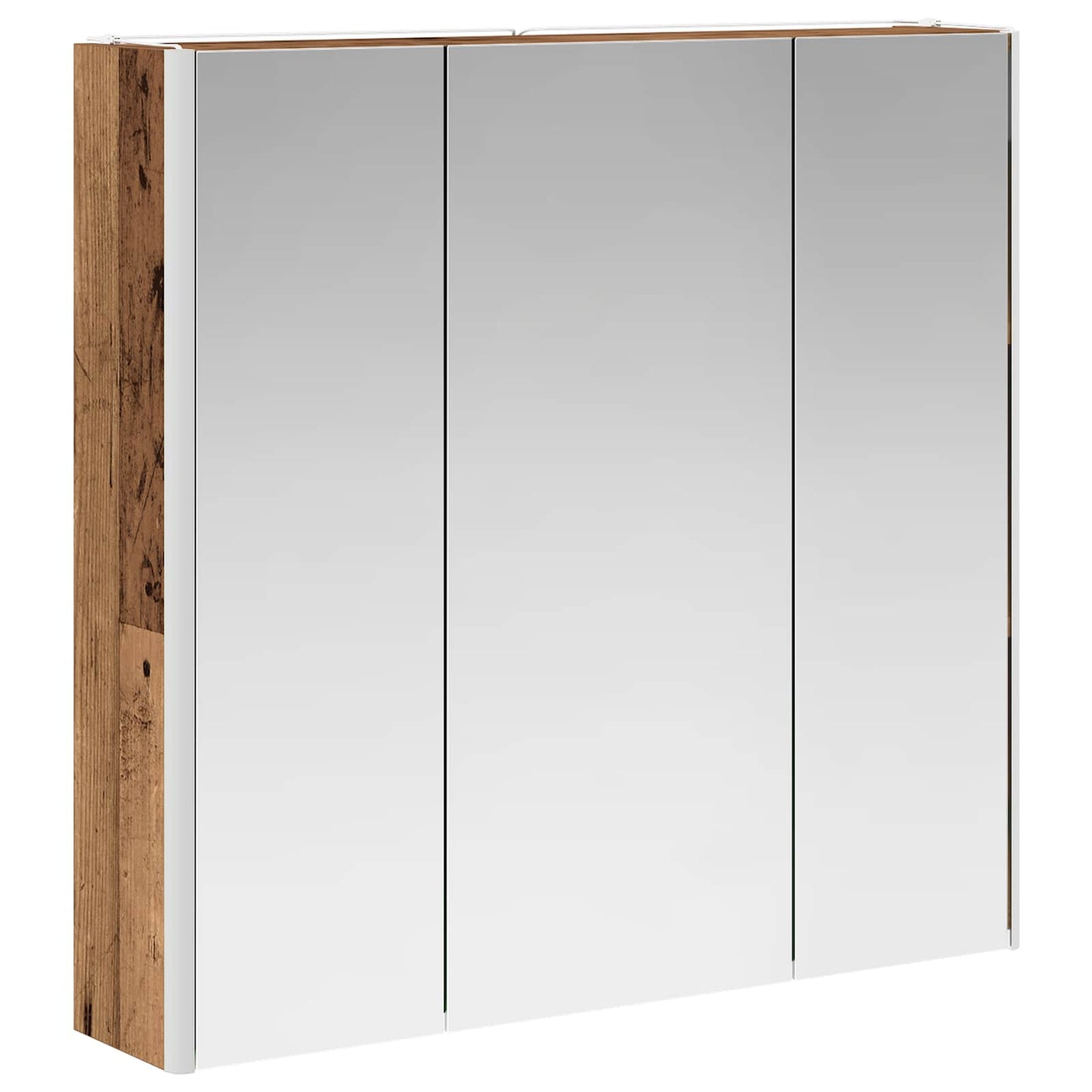 Badezimmerspiegelschrank Altholz 73,5 x 15,5 x 70 cm