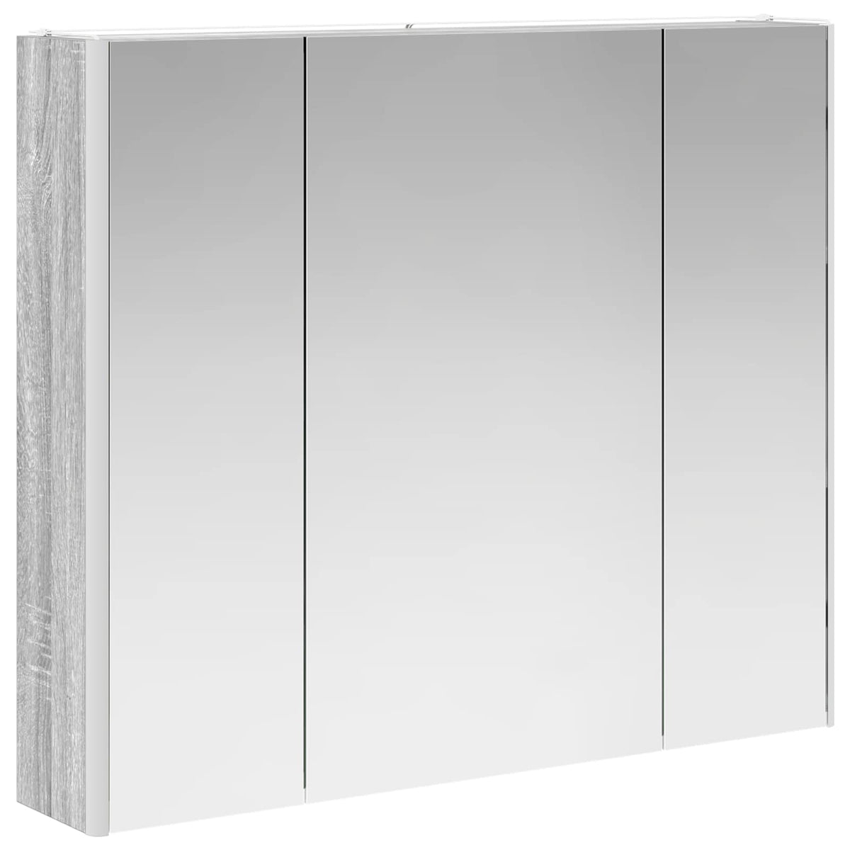 Badezimmerspiegelschrank Graues Sonoma 83,5 x 15,5 x 70 cm
