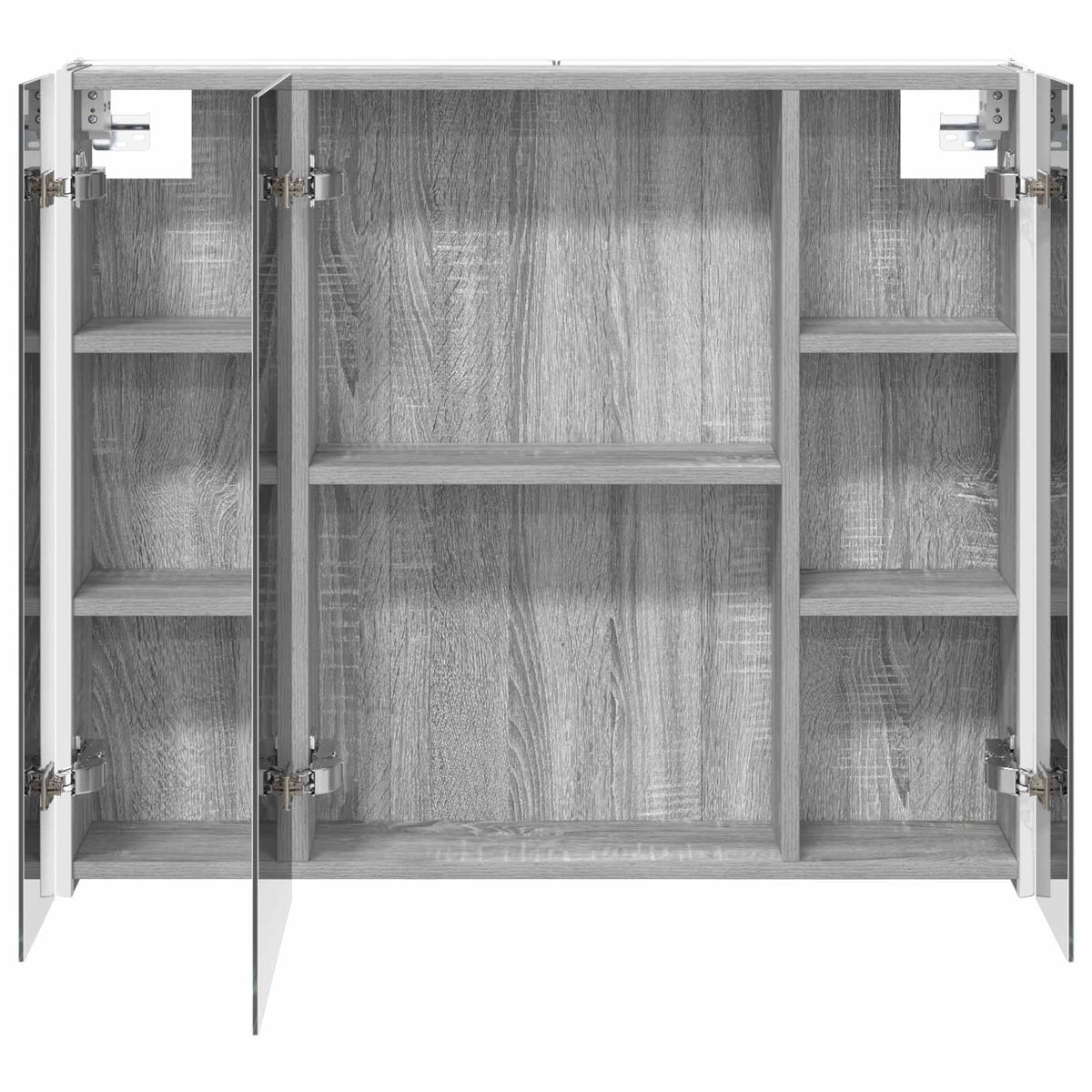 Badezimmerspiegelschrank Graues Sonoma 83,5 x 15,5 x 70 cm