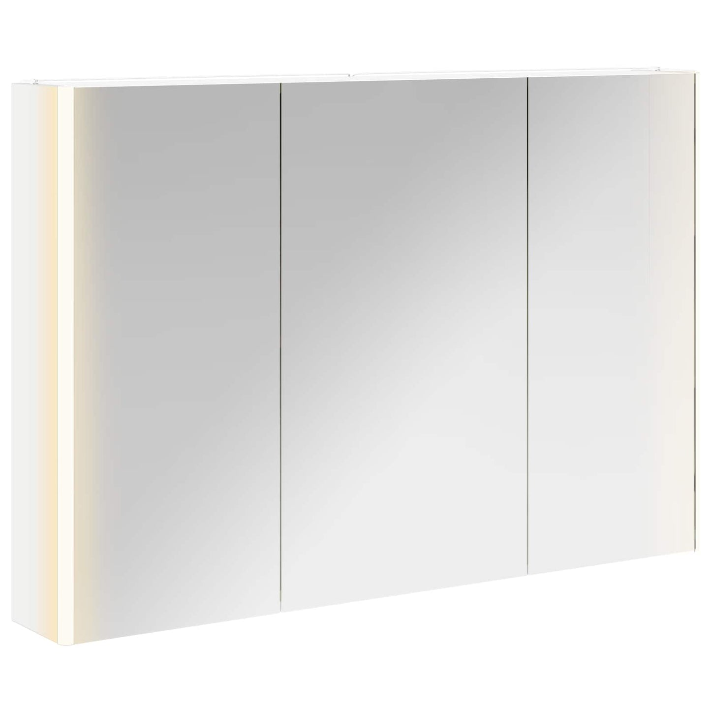 Badezimmerspiegelschrank Weiß 103,5 x 15,5 x 70 cm