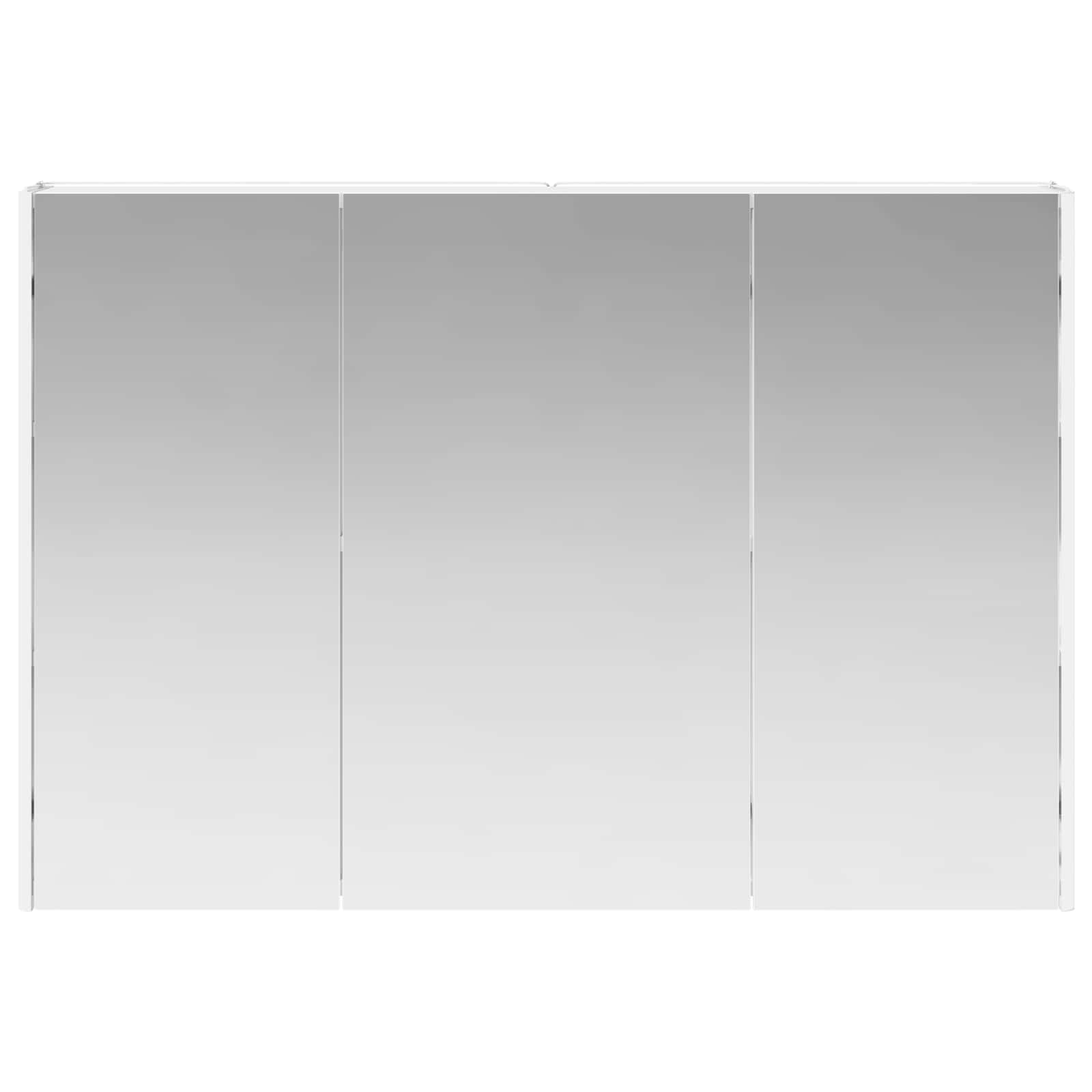 Badezimmerspiegelschrank Weiß 103,5 x 15,5 x 70 cm