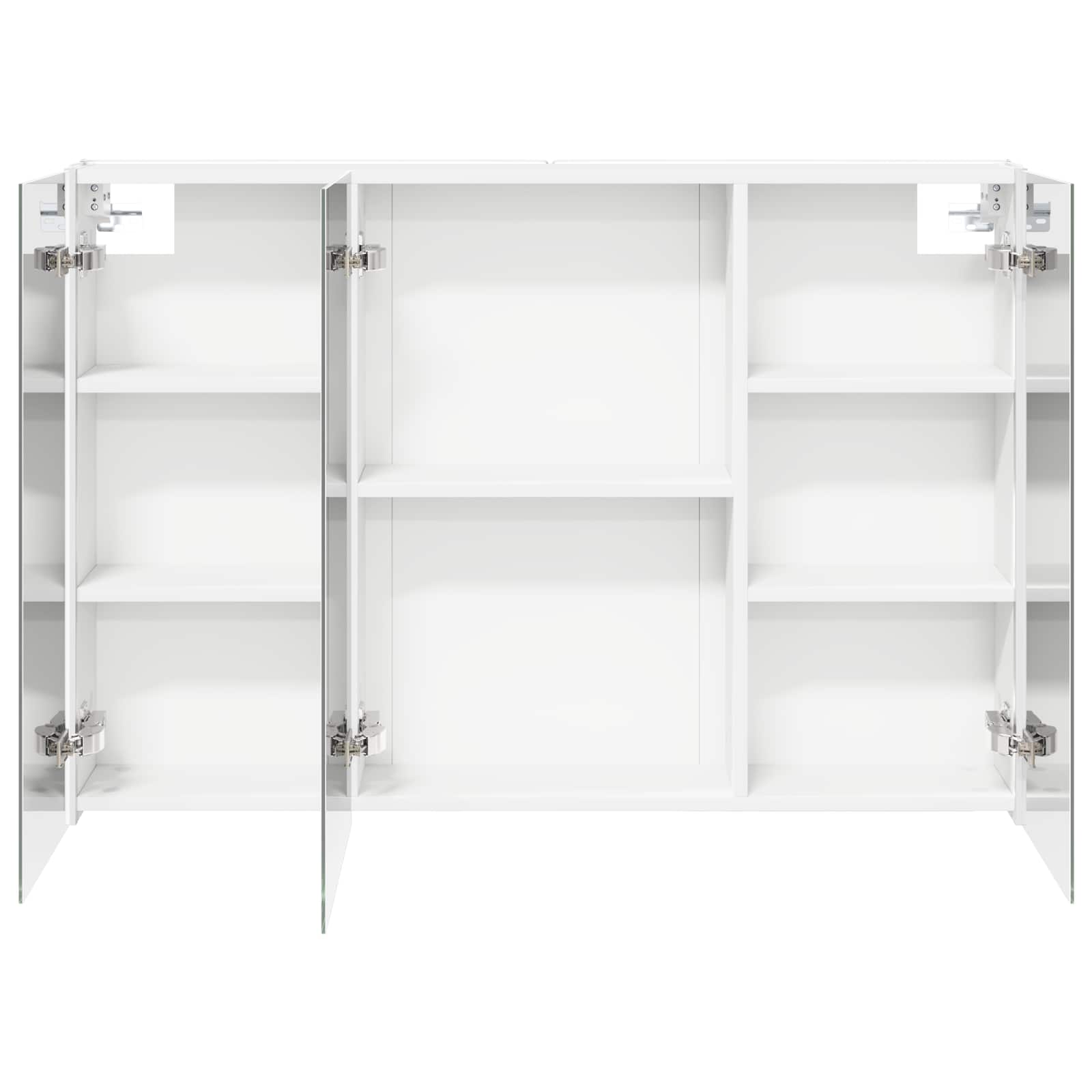 Badezimmerspiegelschrank Weiß 103,5 x 15,5 x 70 cm