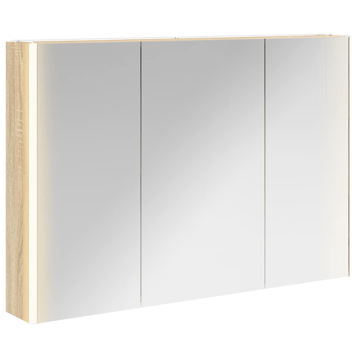Badezimmerspiegelschrank Sonoma-Eiche 103,5 x 15,5 x 70 cm