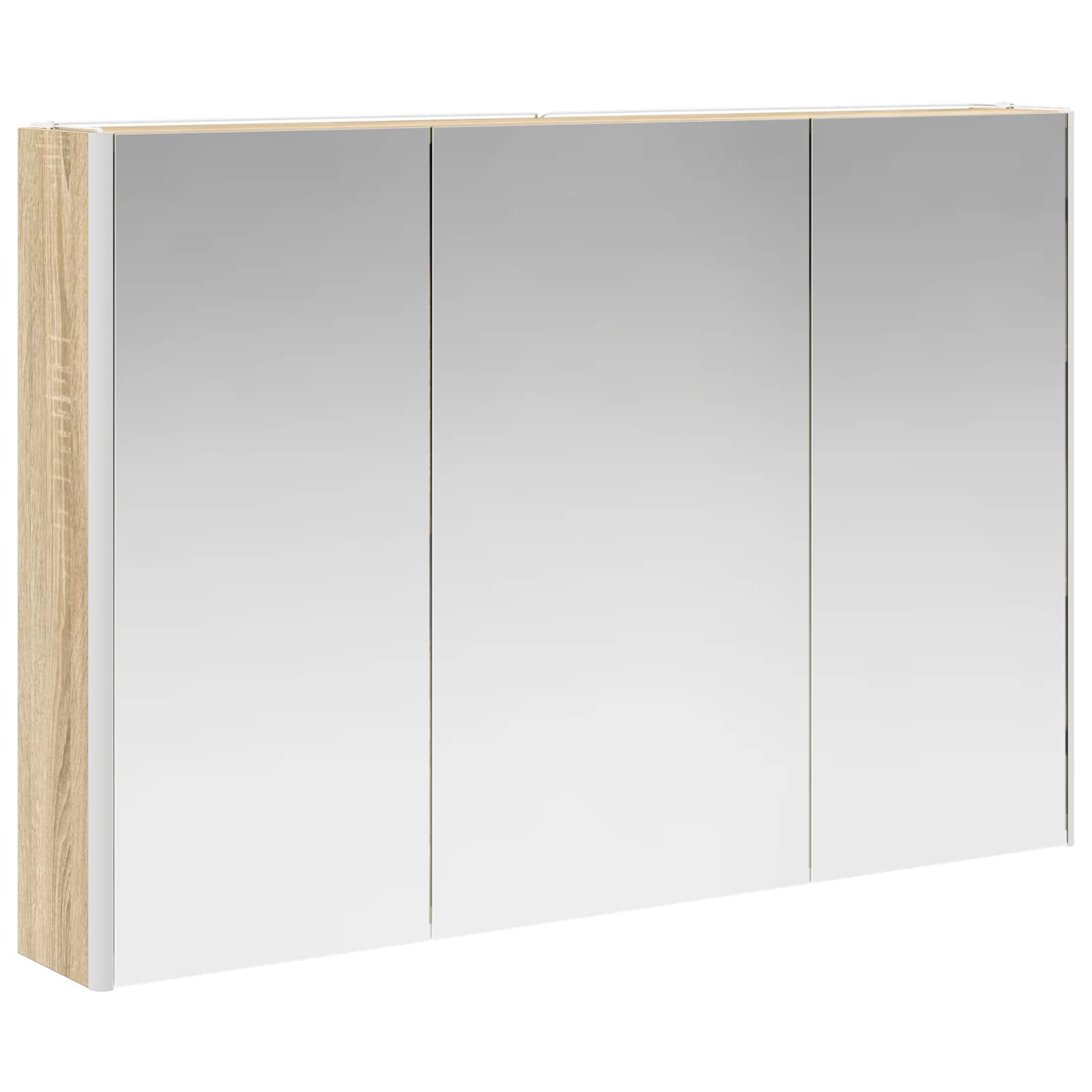 Badezimmerspiegelschrank Sonoma-Eiche 103,5 x 15,5 x 70 cm