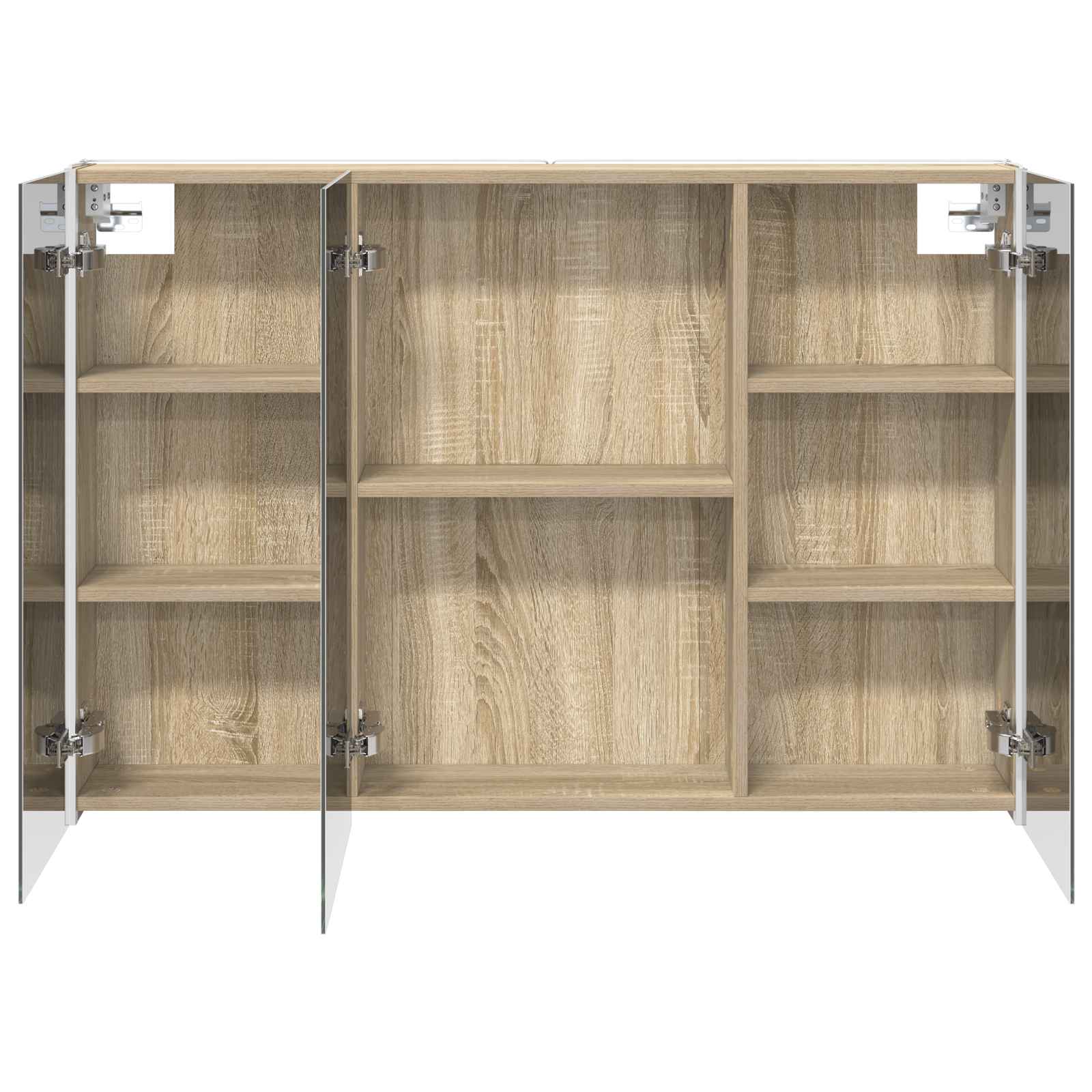 Badezimmerspiegelschrank Sonoma-Eiche 103,5 x 15,5 x 70 cm