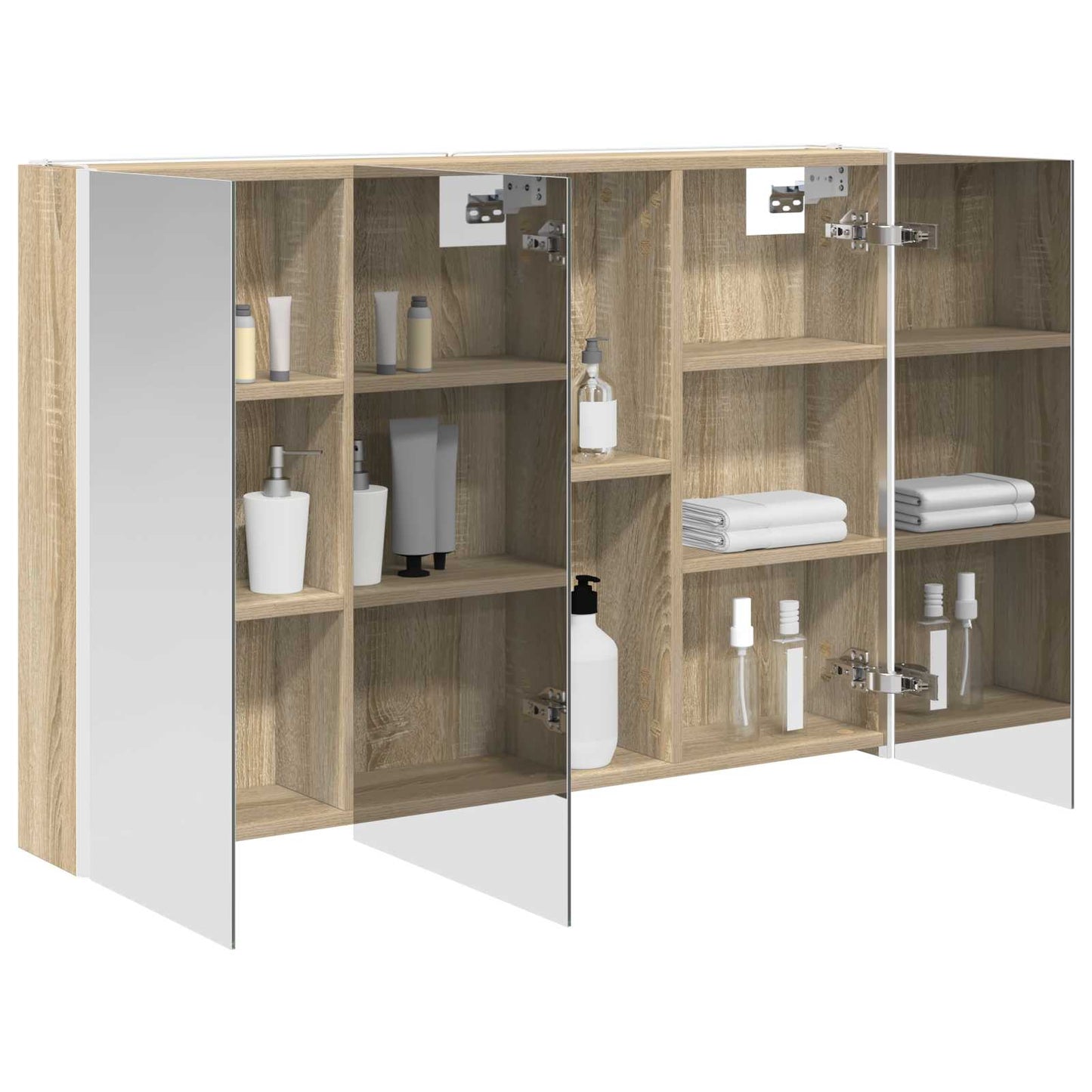 Badezimmerspiegelschrank Sonoma-Eiche 103,5 x 15,5 x 70 cm