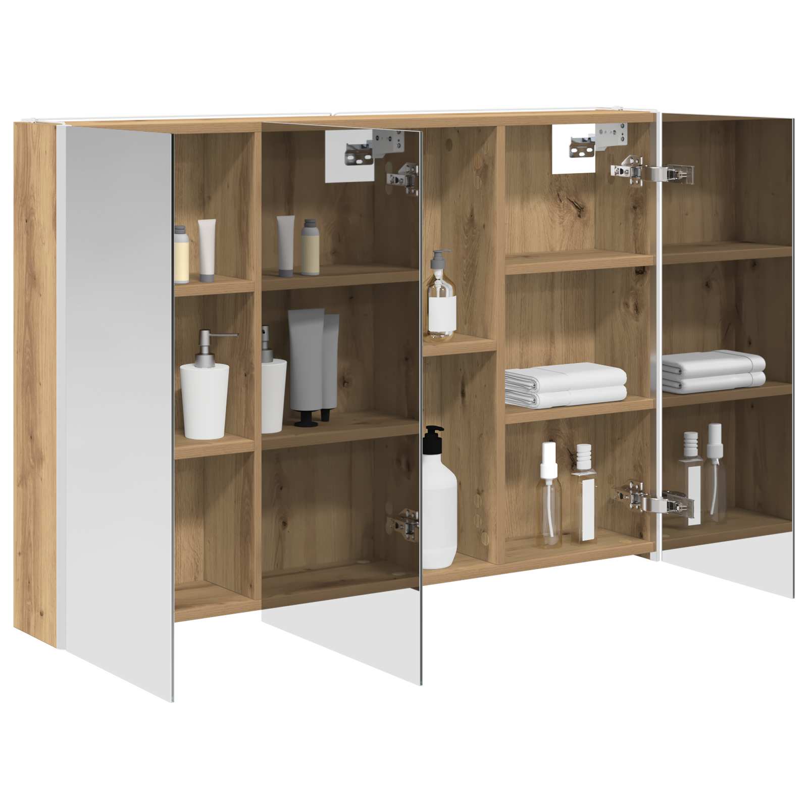 Badezimmerspiegelschrank Kunsthandwerk Eiche