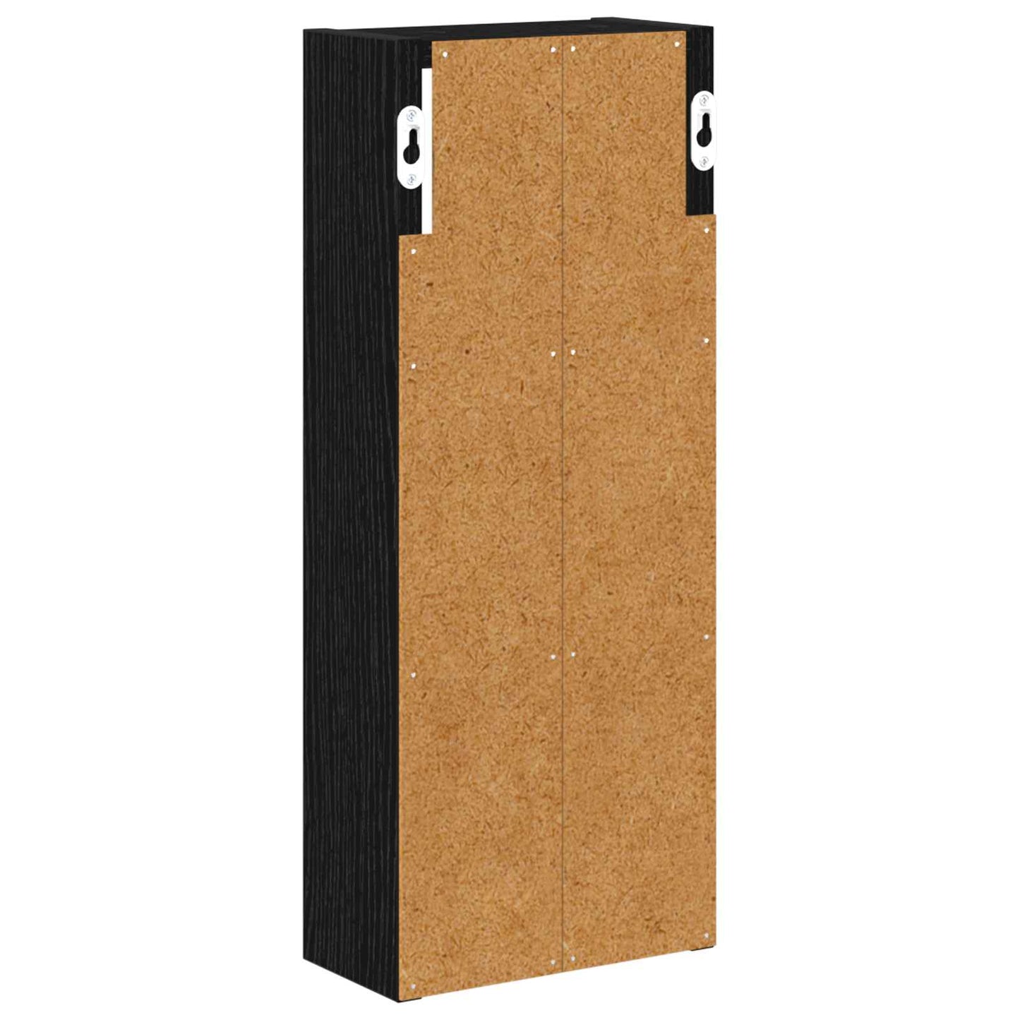 Badezimmer-Wandschrank Schwarz Eichen-Optik 20 x 10 x 50 cm