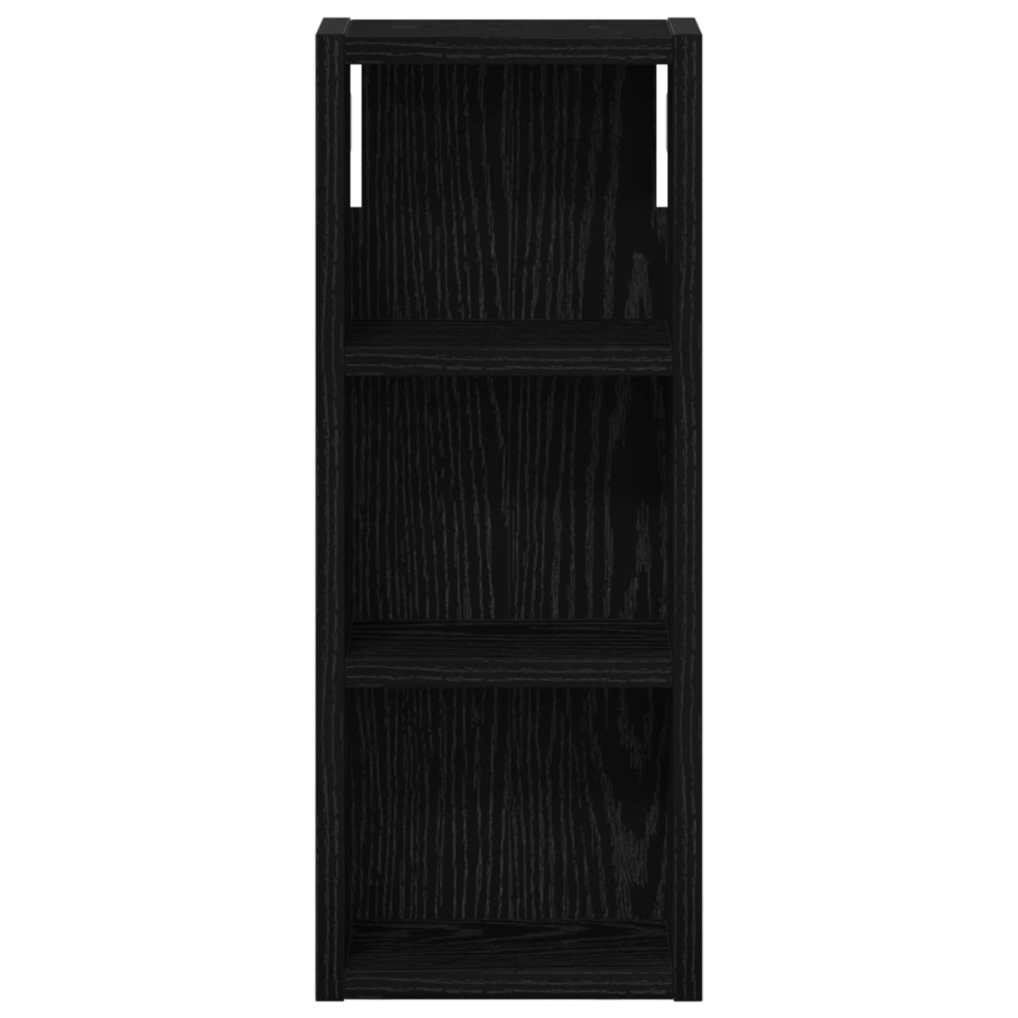 Badezimmer-Wandschrank Schwarz Eichen-Optik 20 x 10 x 50 cm