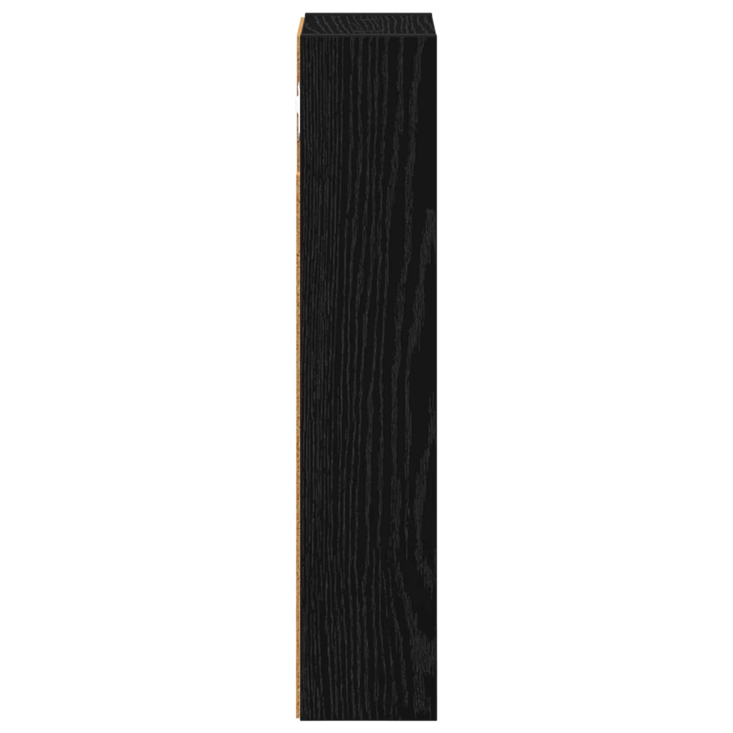 Badezimmer-Wandschrank Schwarz Eichen-Optik 20 x 10 x 50 cm