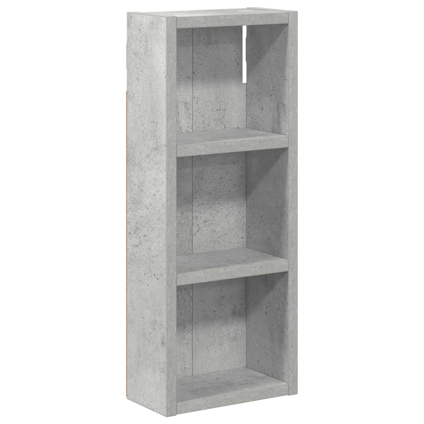 Badezimmer-Wandschrank Betongrau 20 x 10 x 50 cm Holzwerkstoff