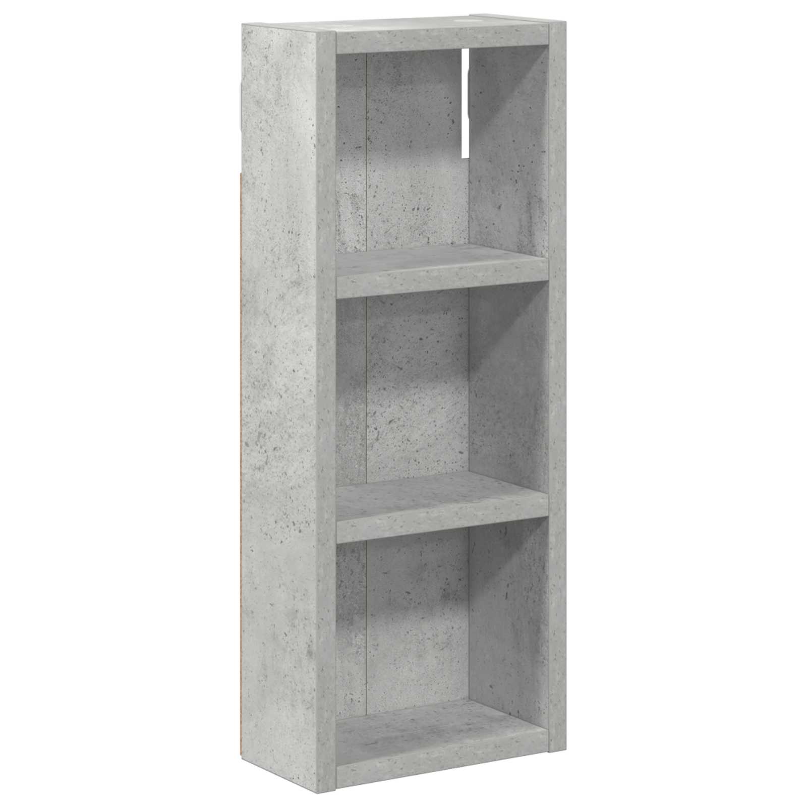 Badezimmer-Wandschrank Betongrau 20 x 10 x 50 cm Holzwerkstoff