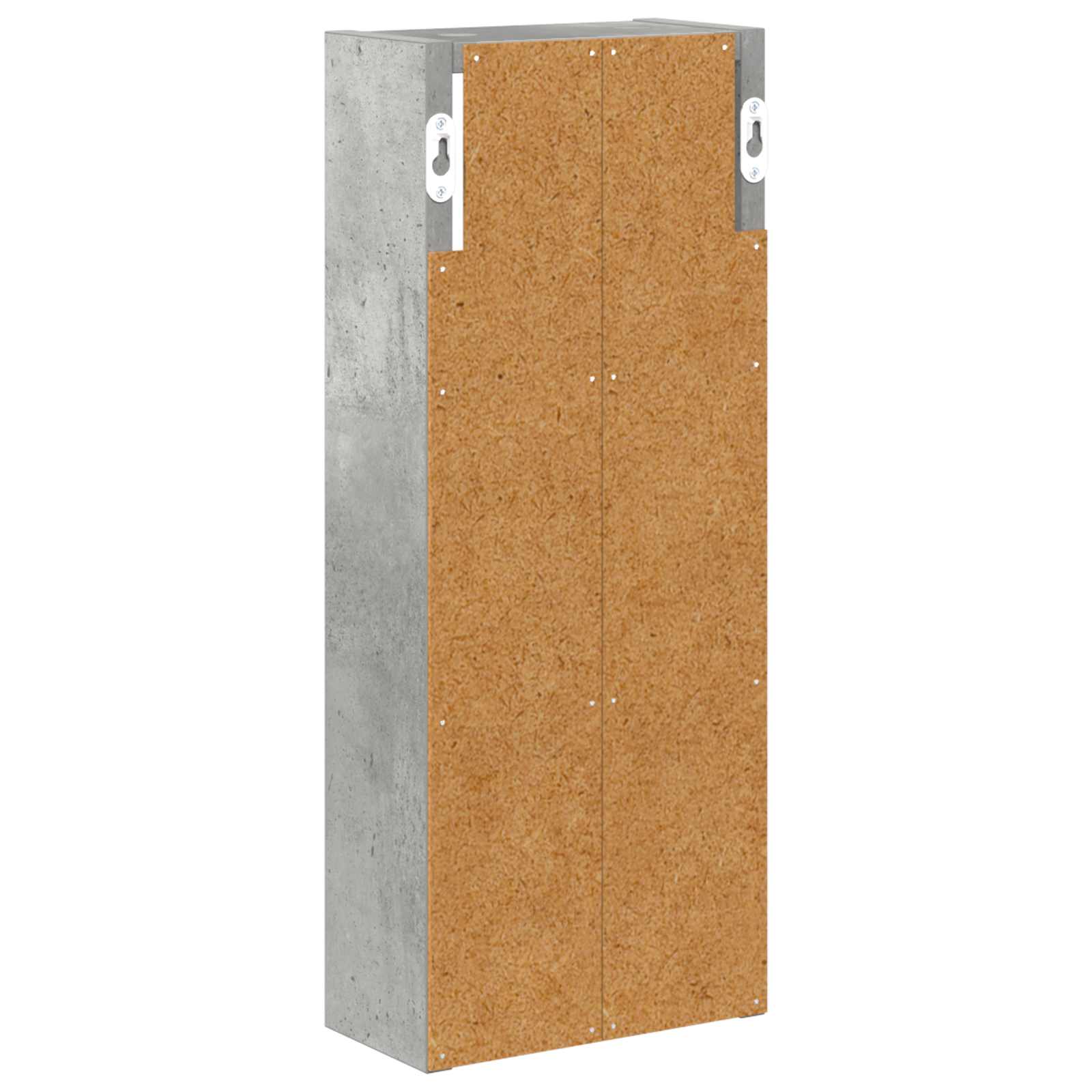 Badezimmer-Wandschrank Betongrau 20 x 10 x 50 cm Holzwerkstoff