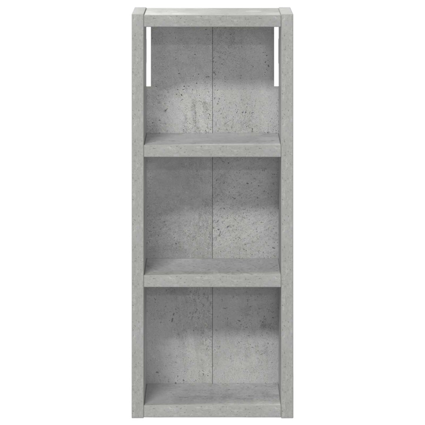 Badezimmer-Wandschrank Betongrau 20 x 10 x 50 cm Holzwerkstoff