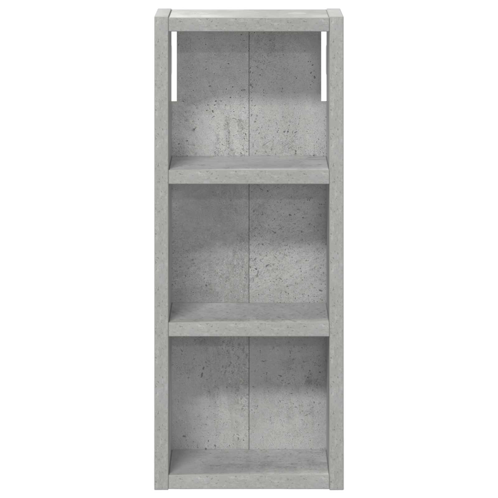 Badezimmer-Wandschrank Betongrau 20 x 10 x 50 cm Holzwerkstoff