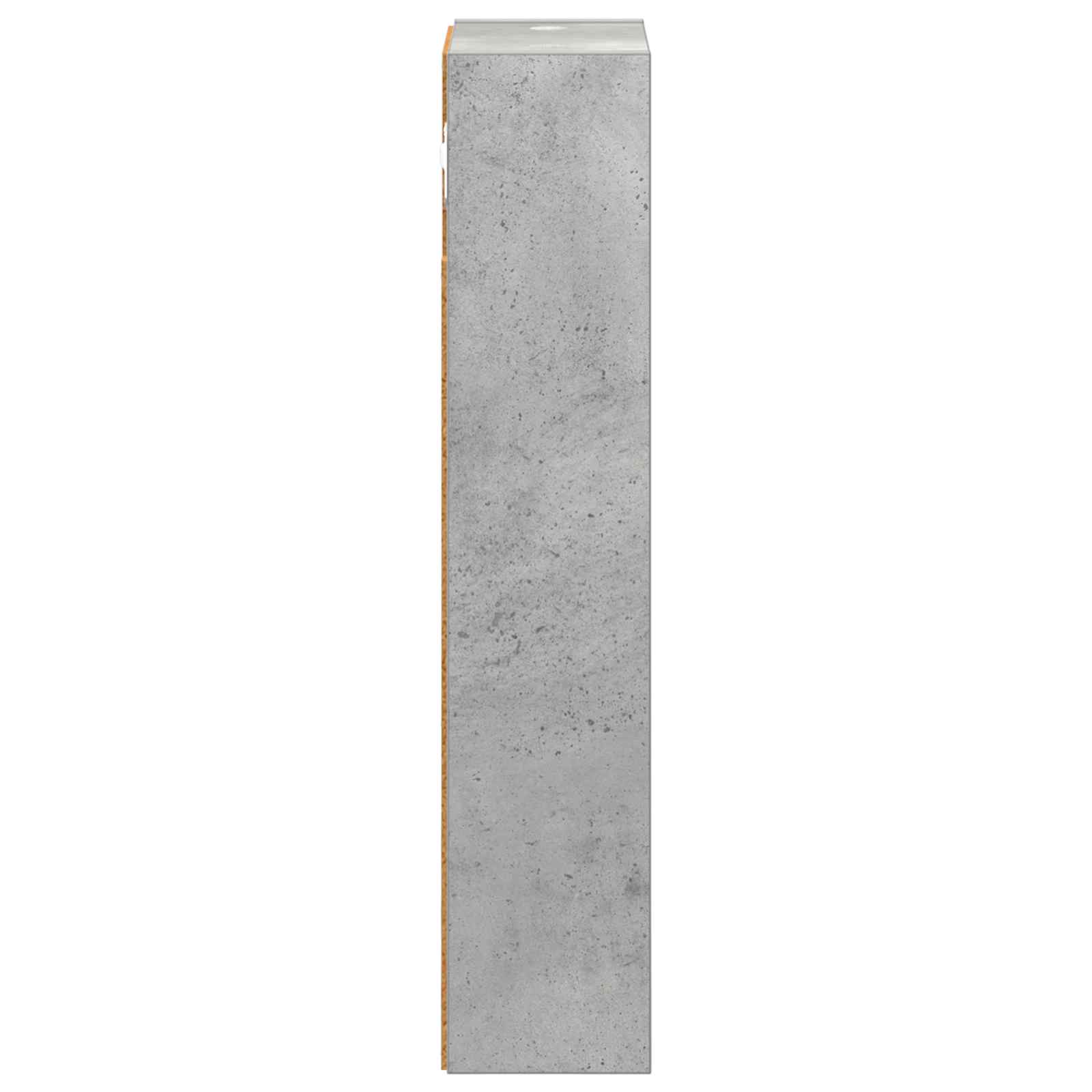 Badezimmer-Wandschrank Betongrau 20 x 10 x 50 cm Holzwerkstoff