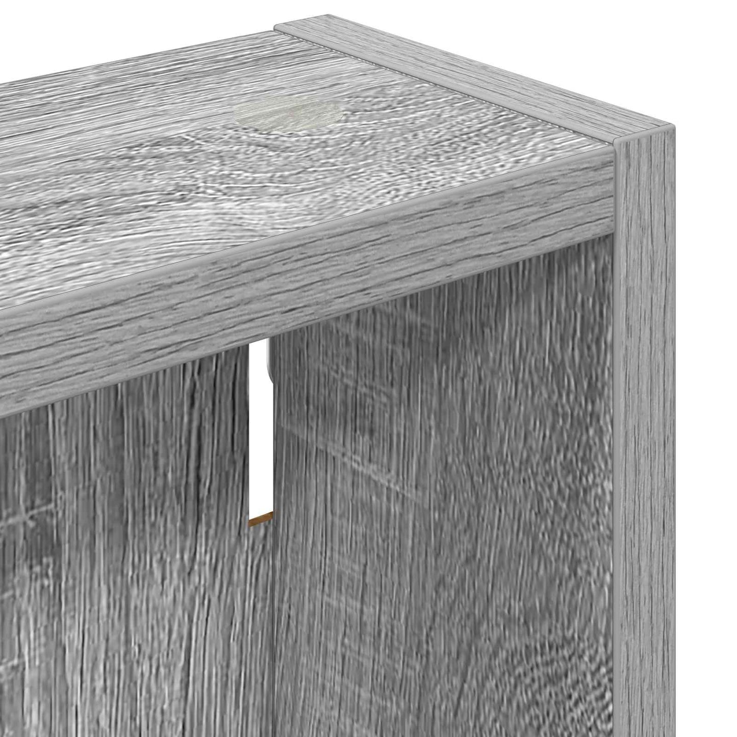 Badezimmer-Wandschrank Sonoma-Grau 20 x 10 x 50 cm