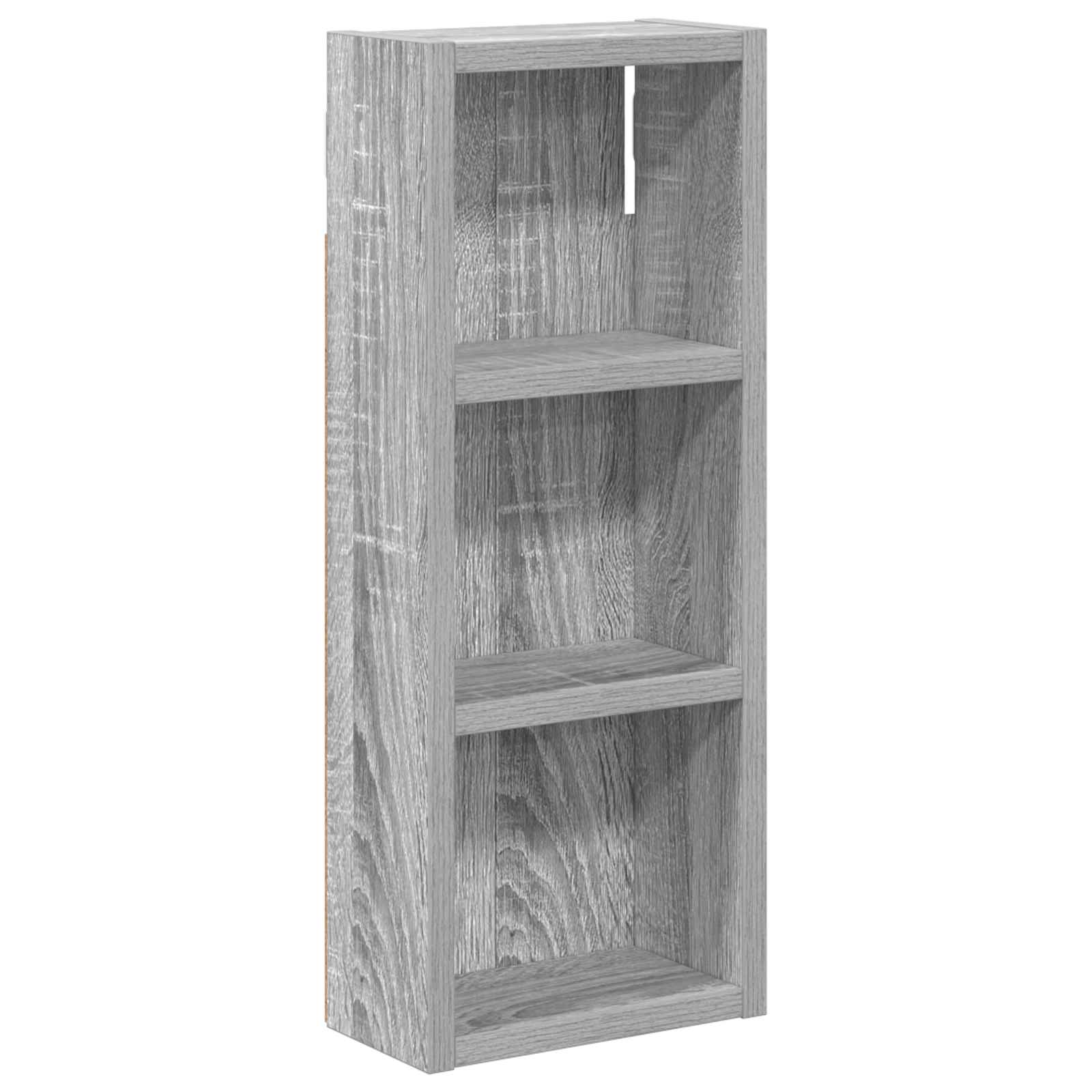 Badezimmer-Wandschrank Sonoma-Grau 20 x 10 x 50 cm