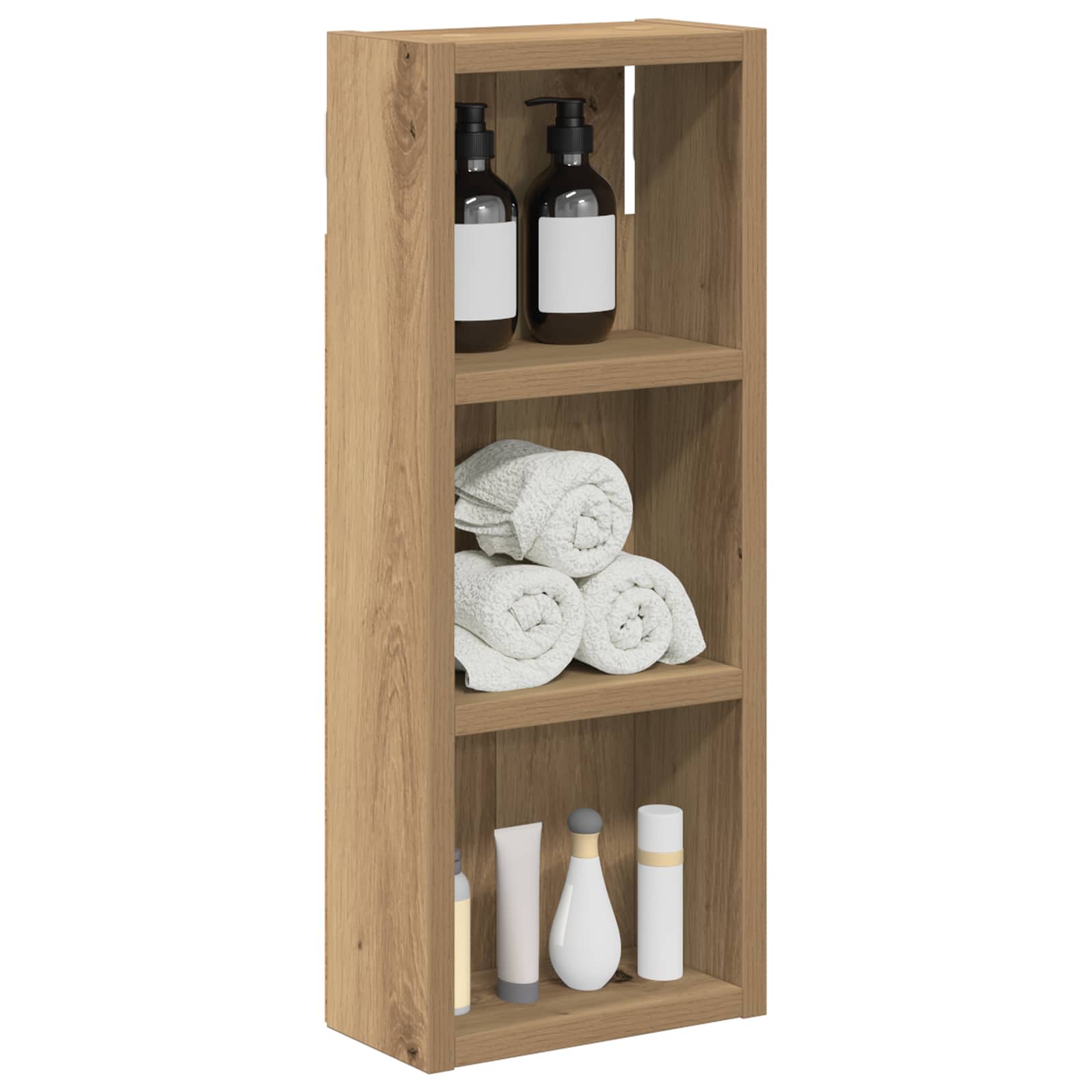 Badezimmer-Wandschrank Kunsthandwerk Eiche 20 x 10 x 50 cm