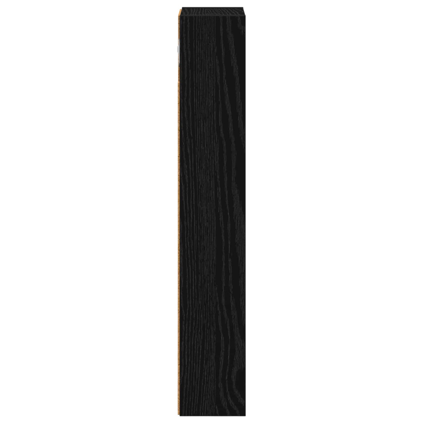 Badezimmer-Wandschrank Schwarz Eichen-Optik 20 x 10 x 60,5 cm